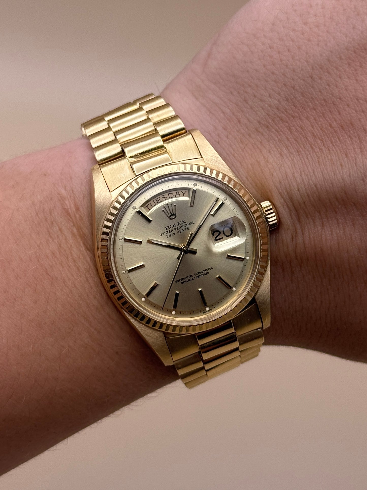 Rolex DayDate 1803 3.4M Serial Watch Only