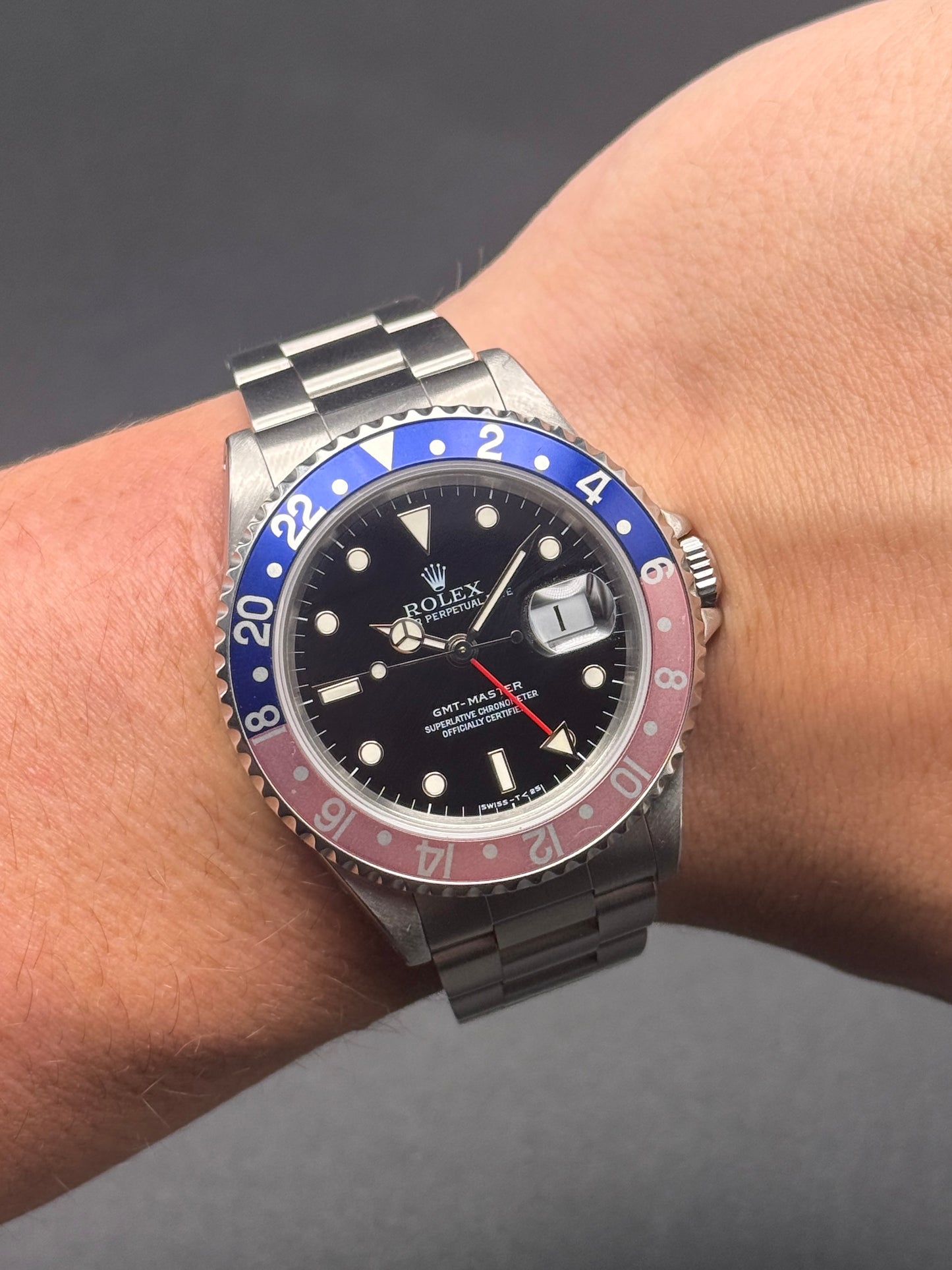 Rolex GMT Master 16700 Pepsi T Serial Box Papers Booklets