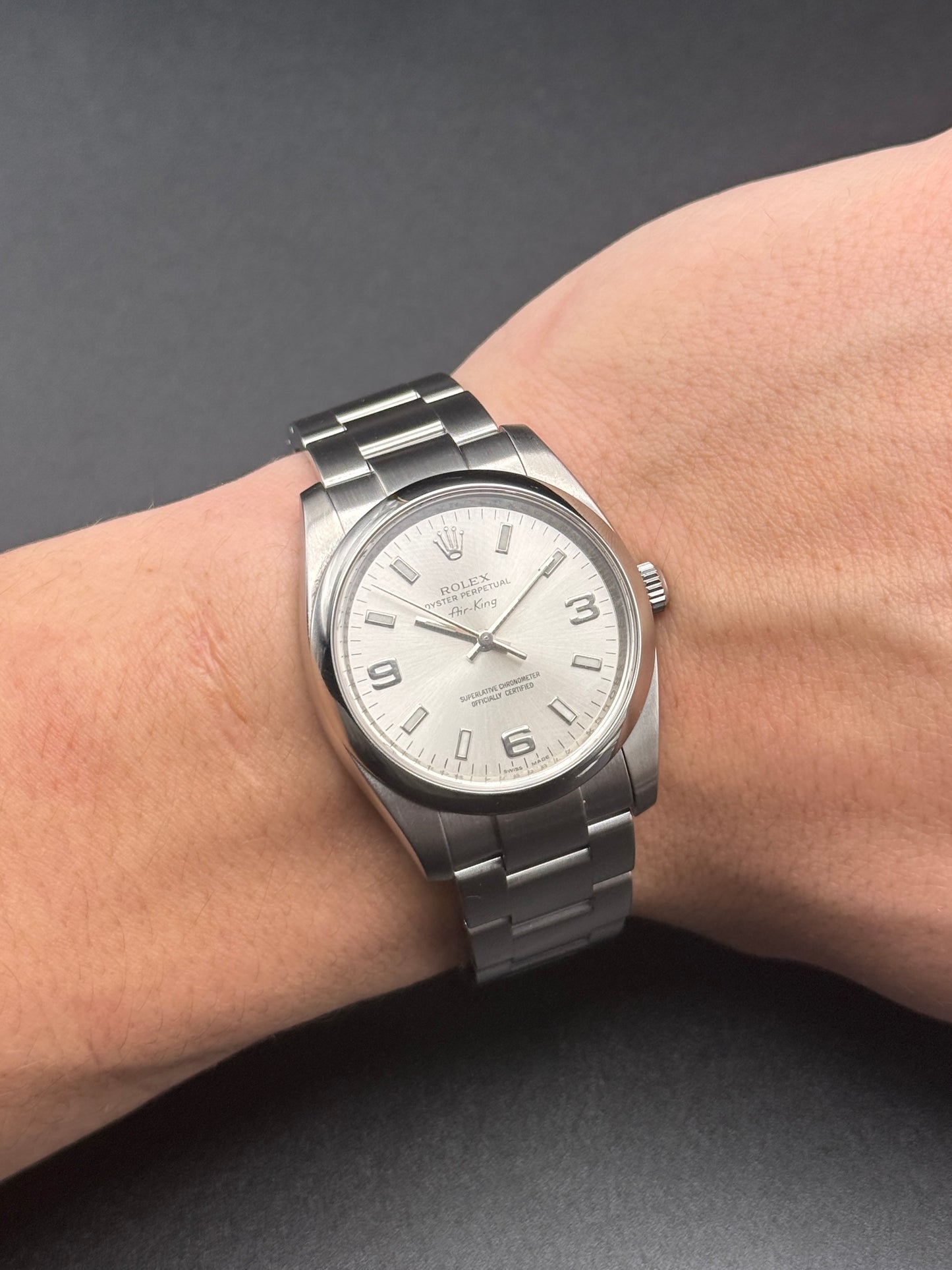 Rolex Oyster Perpetual 114200 Watch and Card