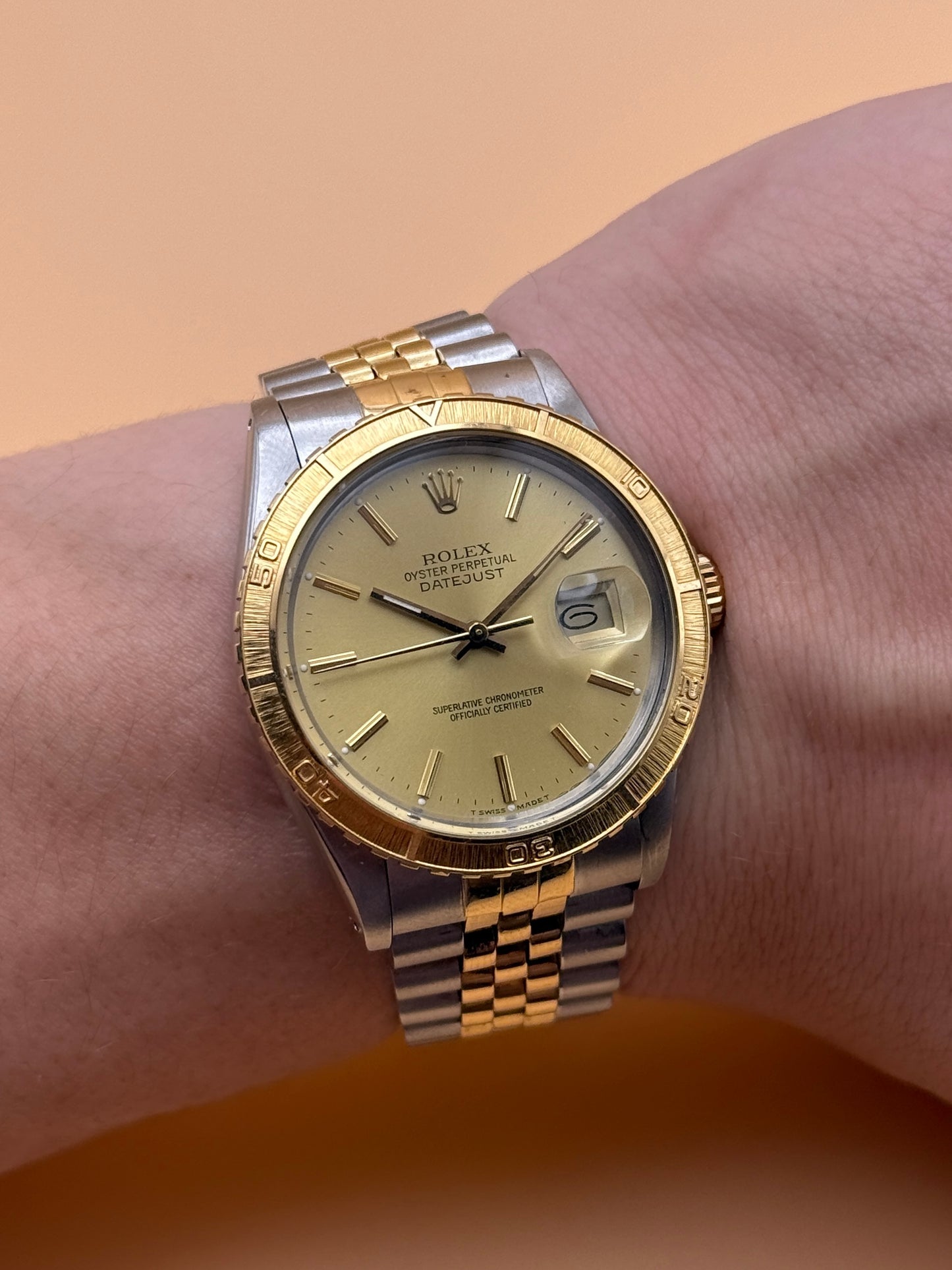 Rolex DateJust Turnograph 16253 9.7M Serial Watch Only