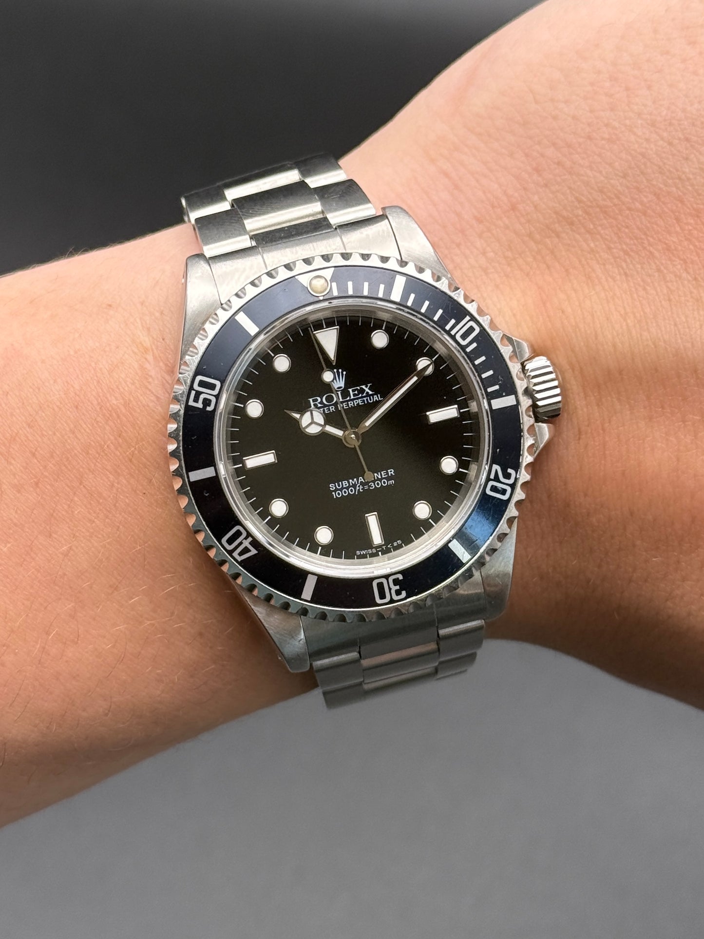 Rolex Submariner 14060 U Serial Tritinova Watch Only