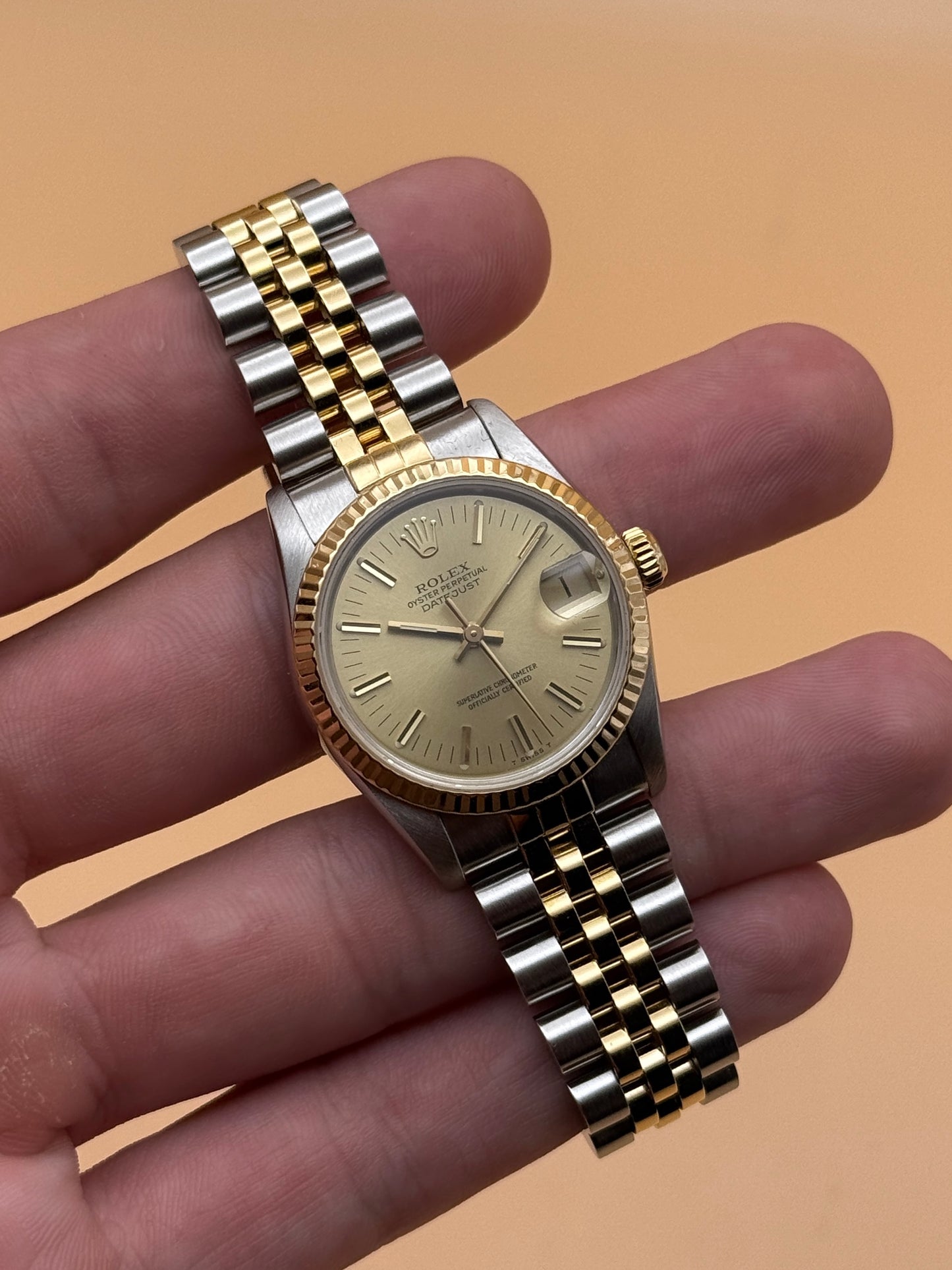 Rolex DateJust 68273 Midsize Serviced Papers