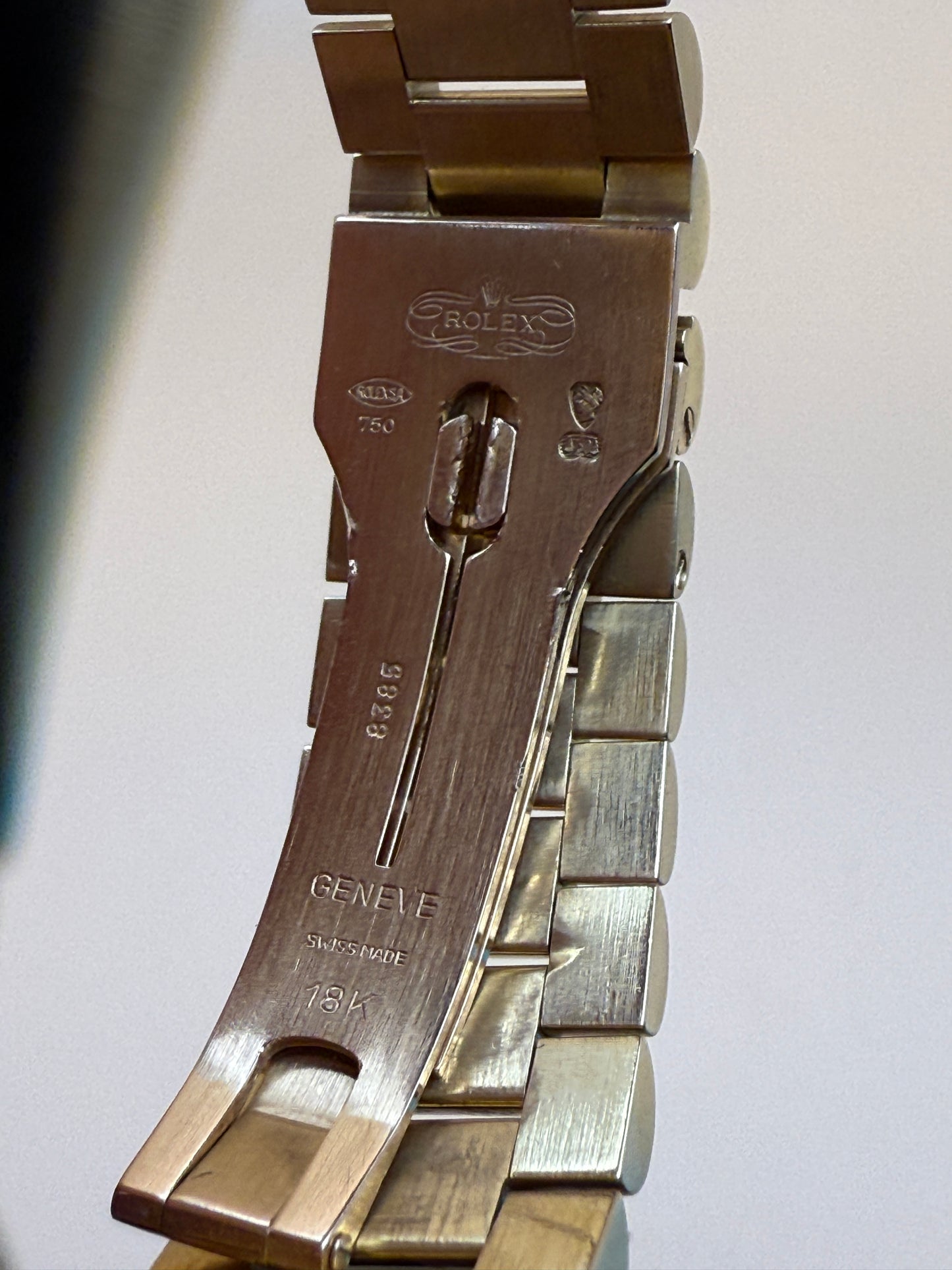 Rolex Day-Date 18038 6.2M Black Index Dial Watch and RSC