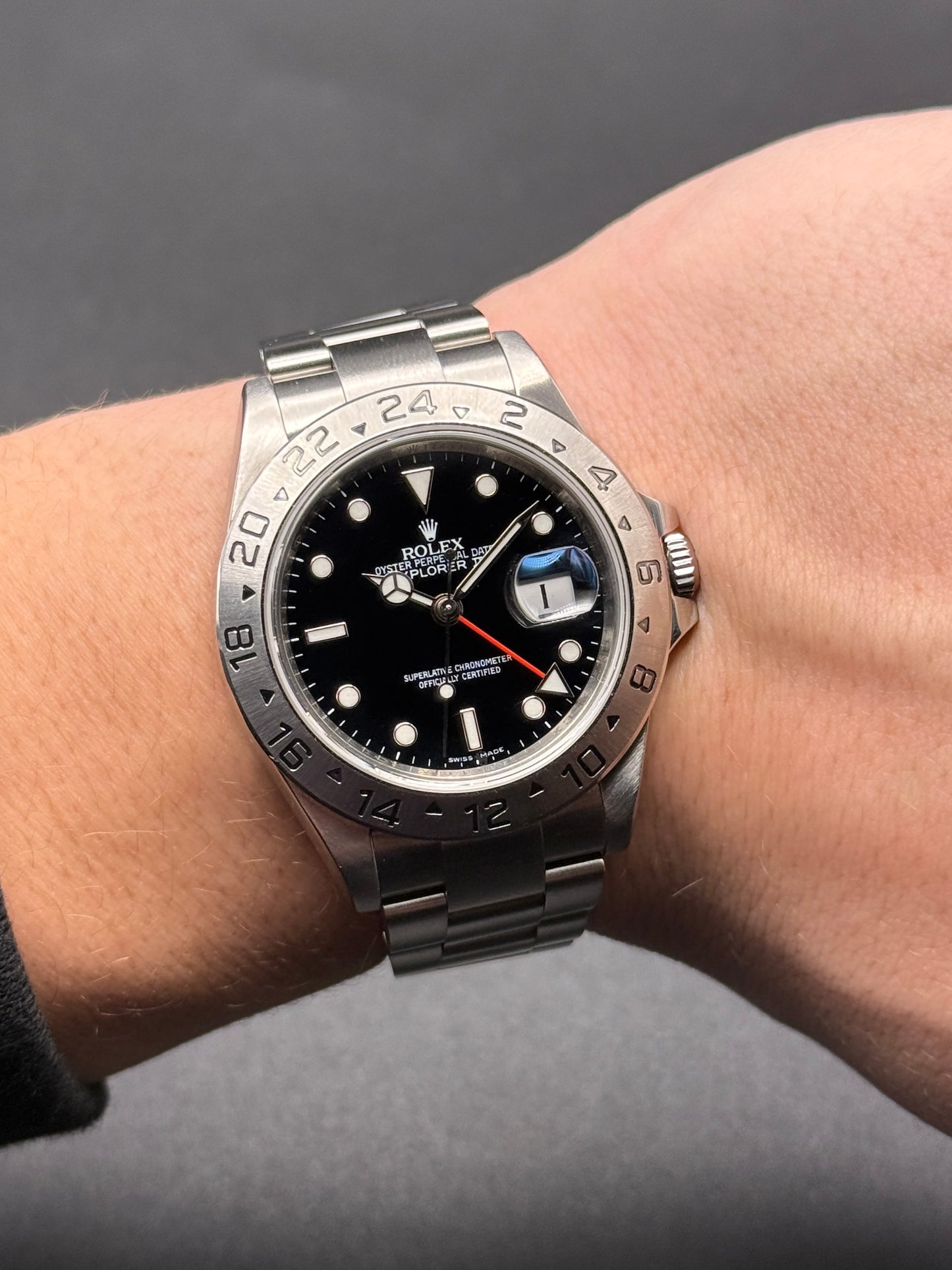 Rolex Explorer II 16570T 3186 M Serial Engraved Watch Only