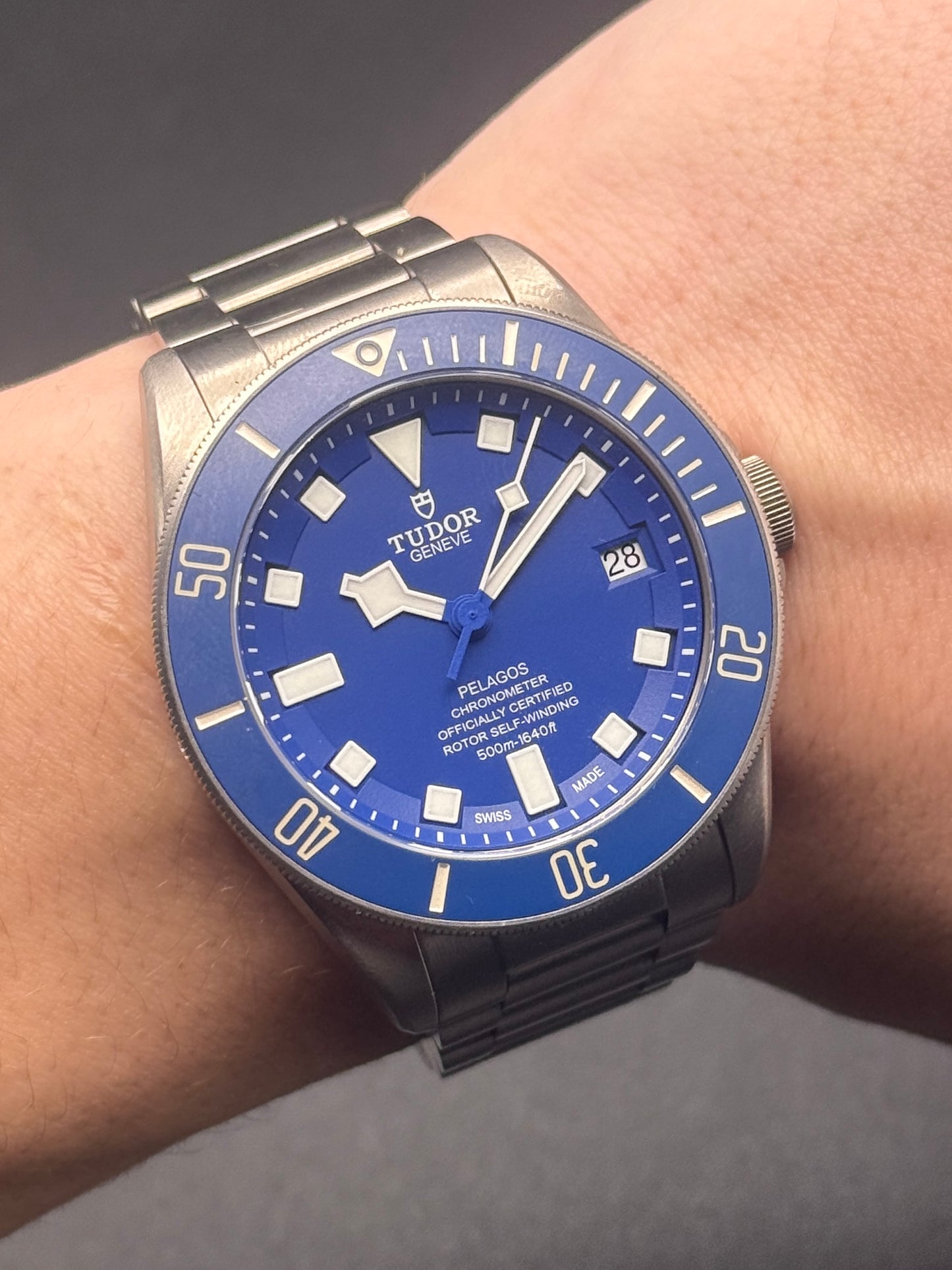 Tudor Pelagos 25600TB Blue Titanium 2019 Box and Papers