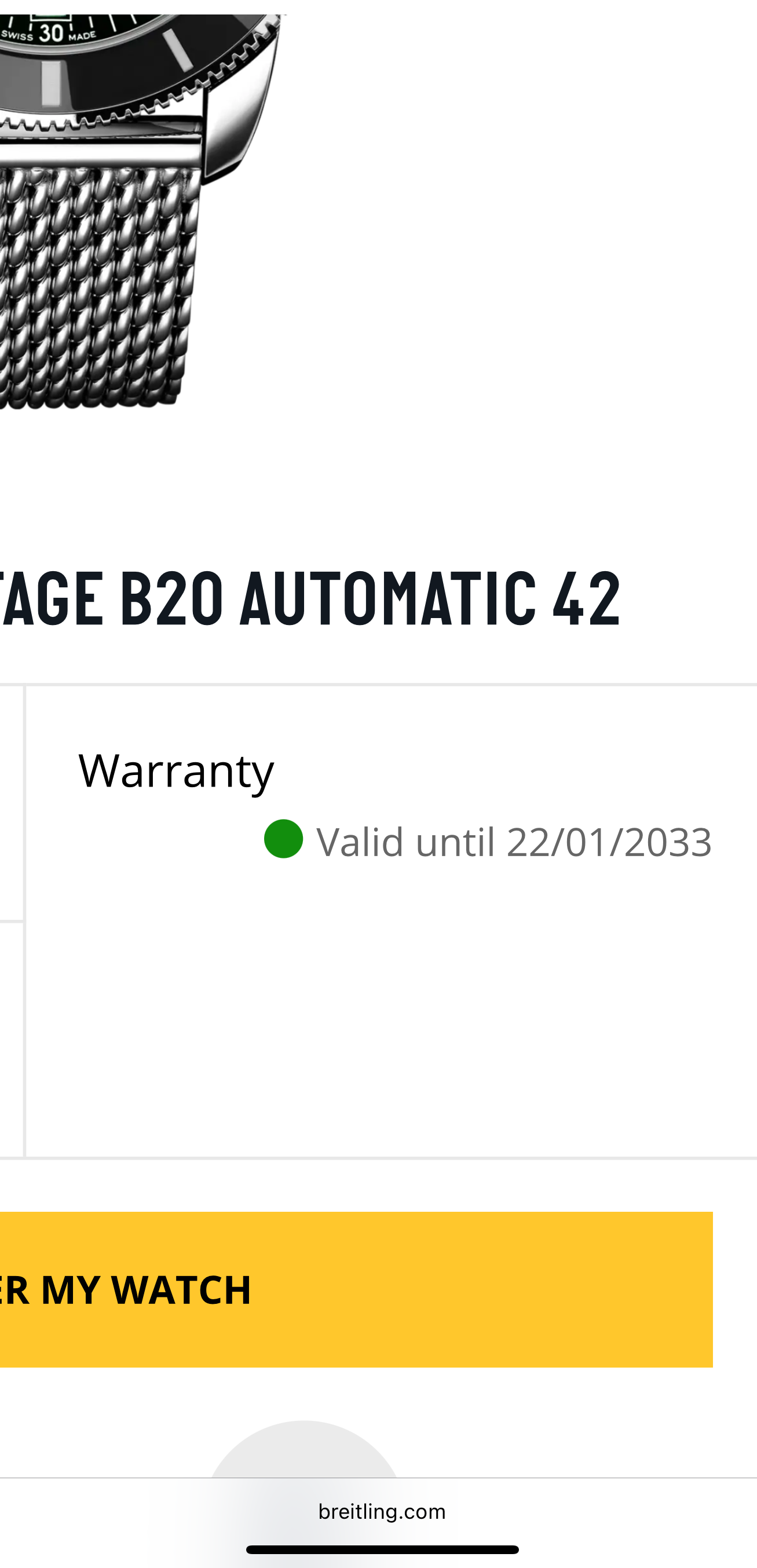 Breitling Superocean Heritage II AB2010 Green Box and Papers