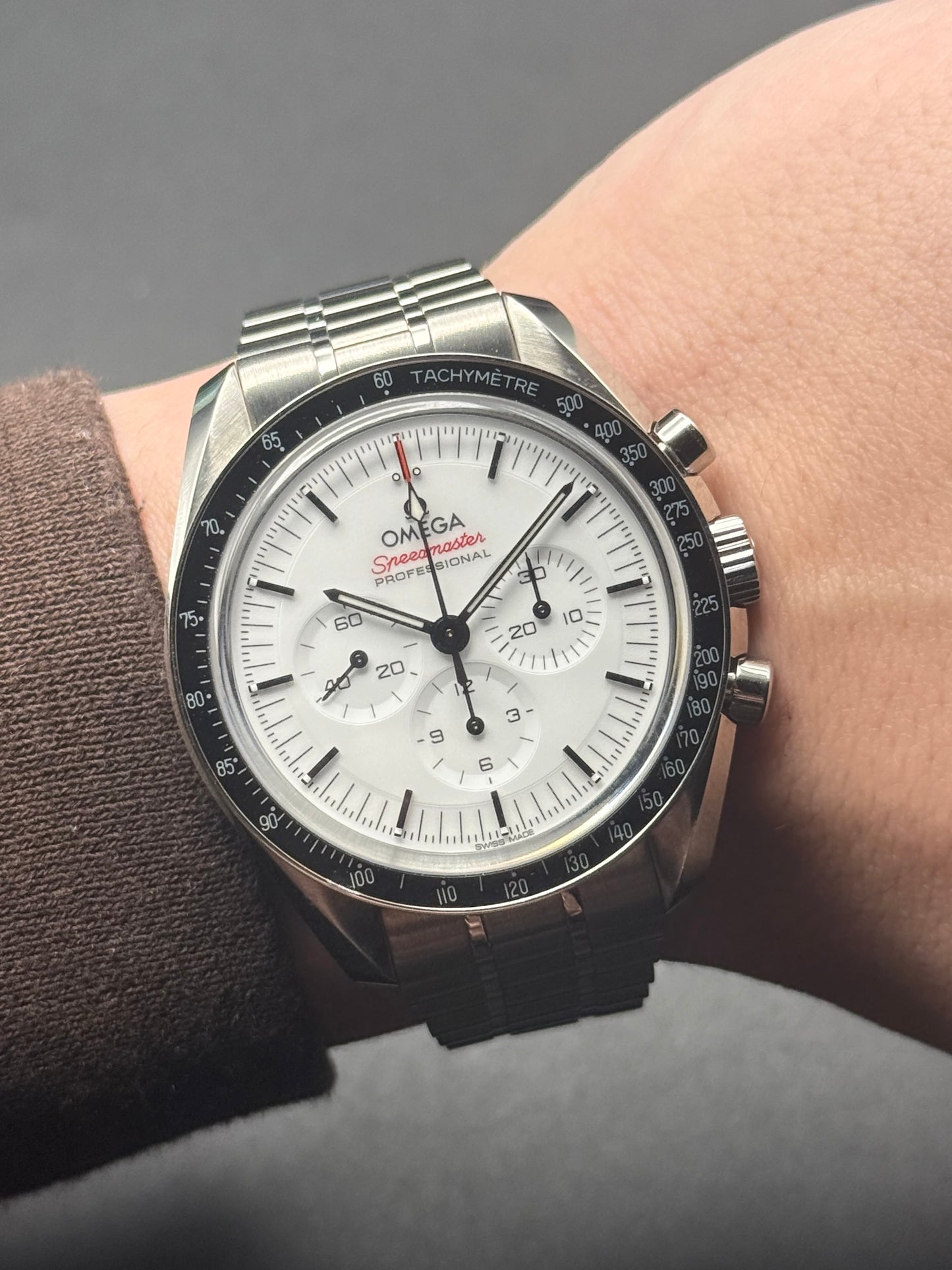 Omega Speedmaster Moonwatch White Dial 2025 Full Set