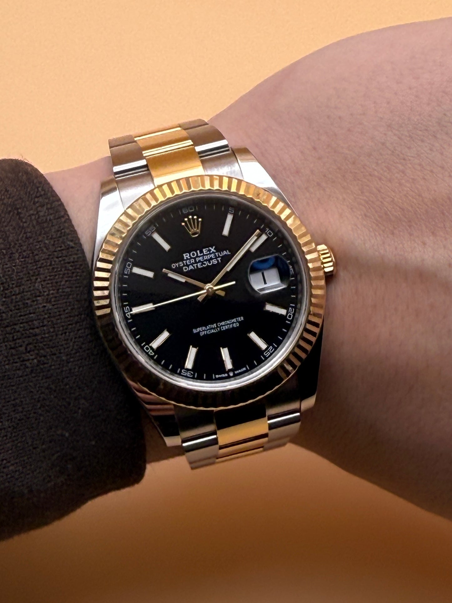 Rolex DateJust 126333 Black 2024 Box and Papers