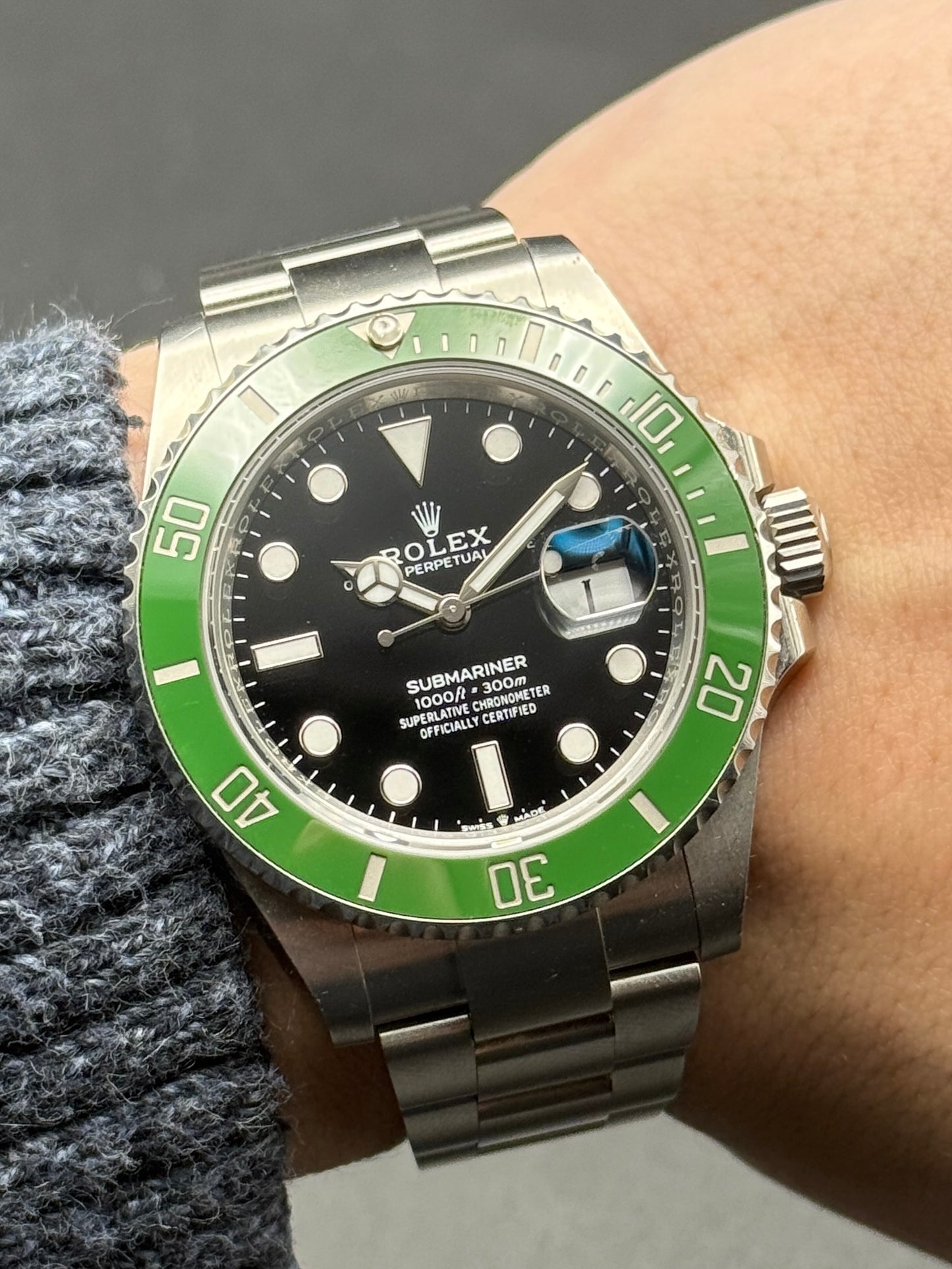 Rolex Submariner Date 126610LV Starbucks 2024 Watch Card White Tag