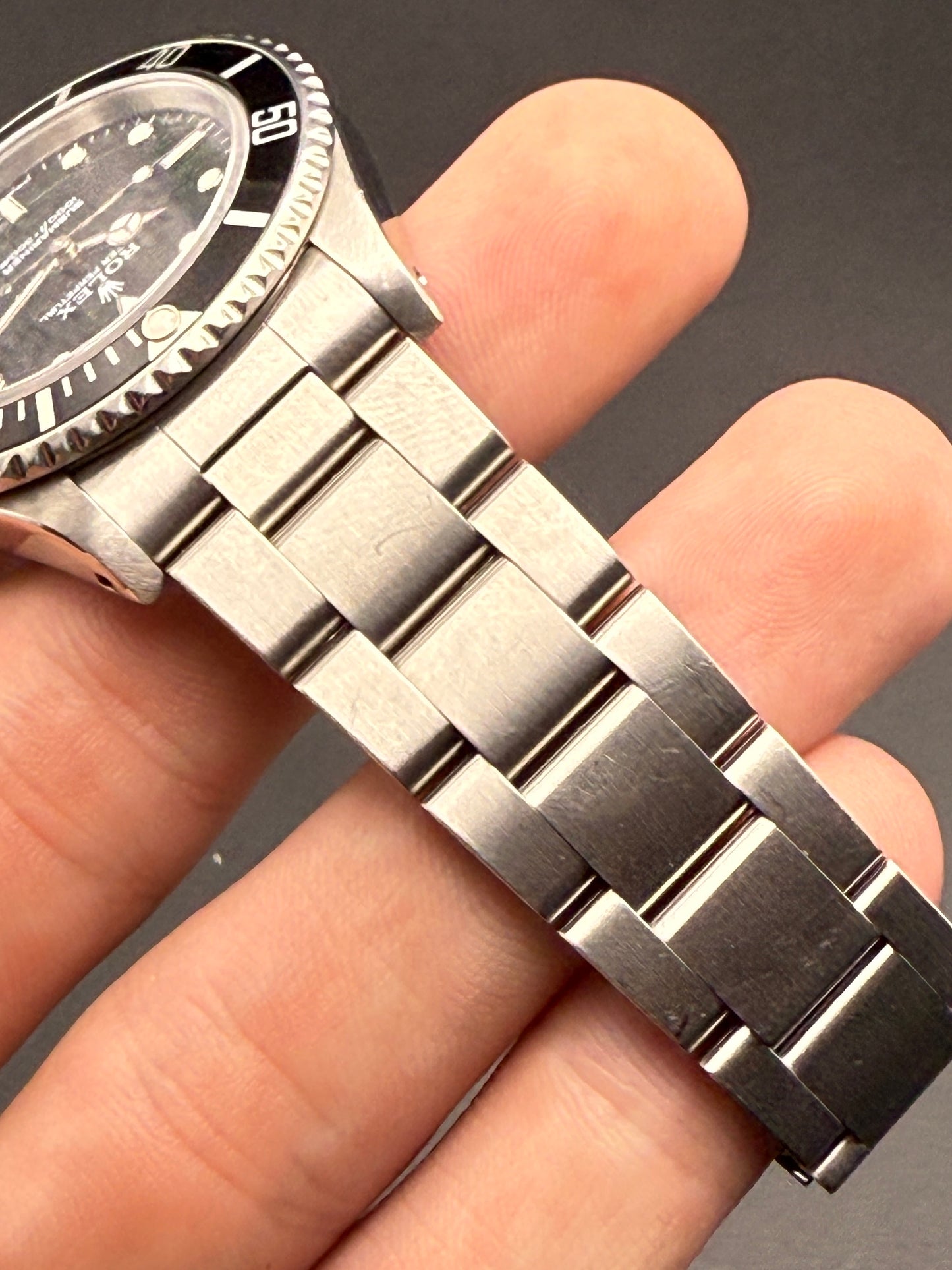 Rolex Submariner No Date 14060 2 Liner Z Dial Watch and Service Card