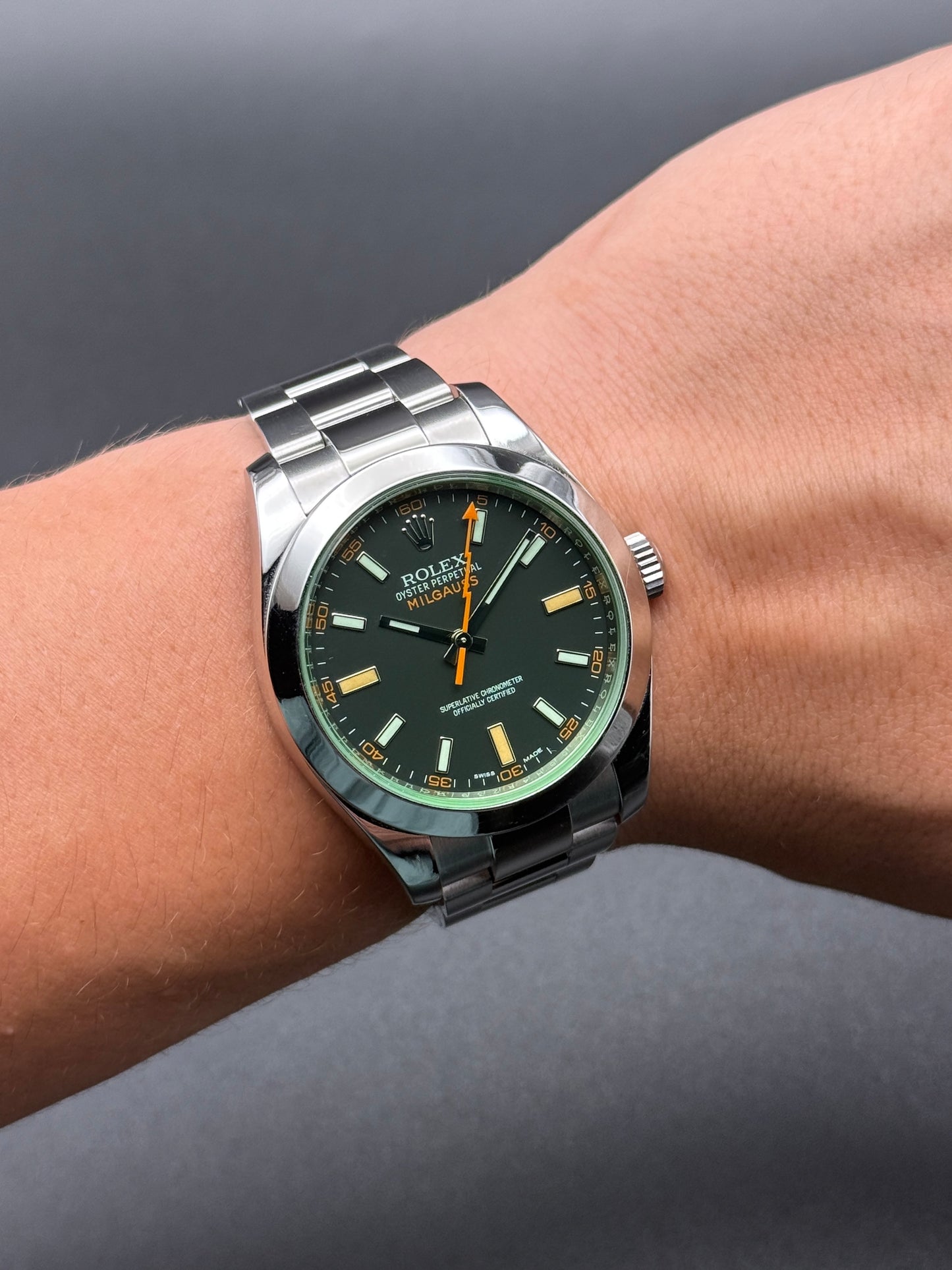 Rolex Milgauss 116400GV Black Dial Watch Only