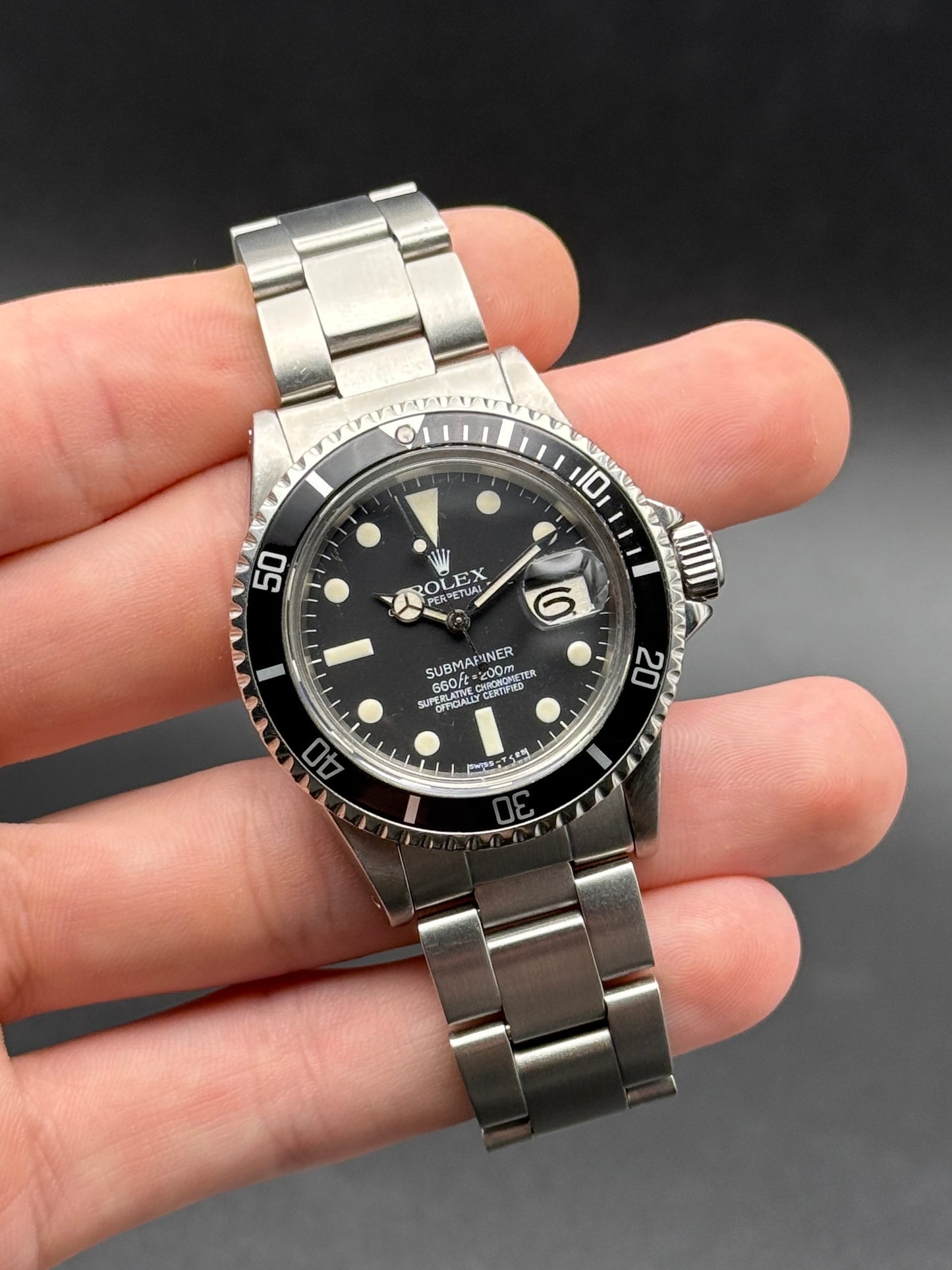 Rolex Submariner Date 1680 5.9M Serial Watch Only