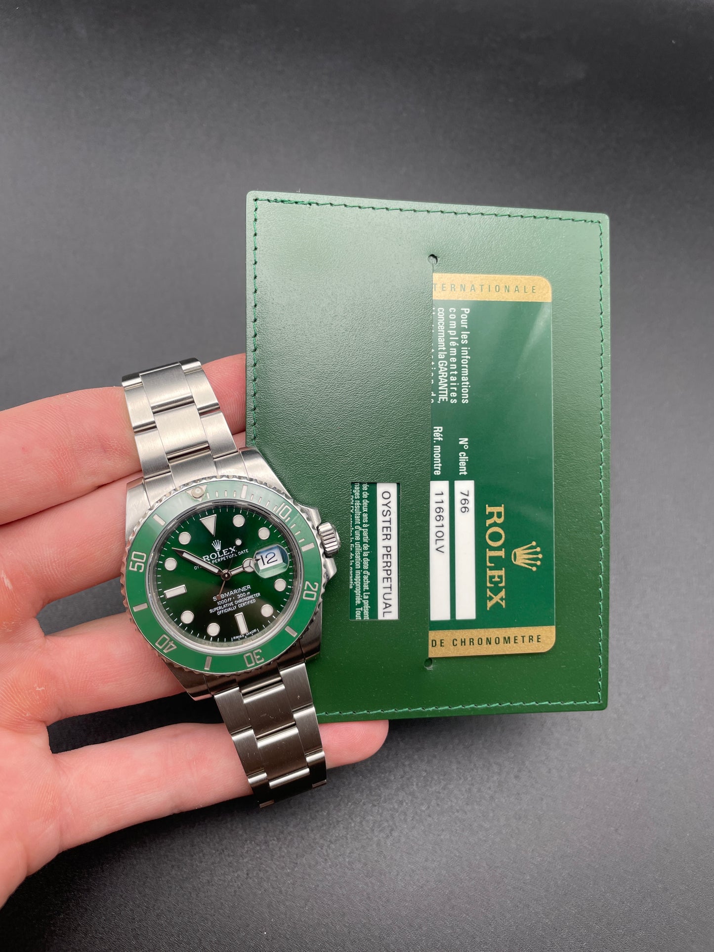 Rolex Submariner 116610LV Hulk