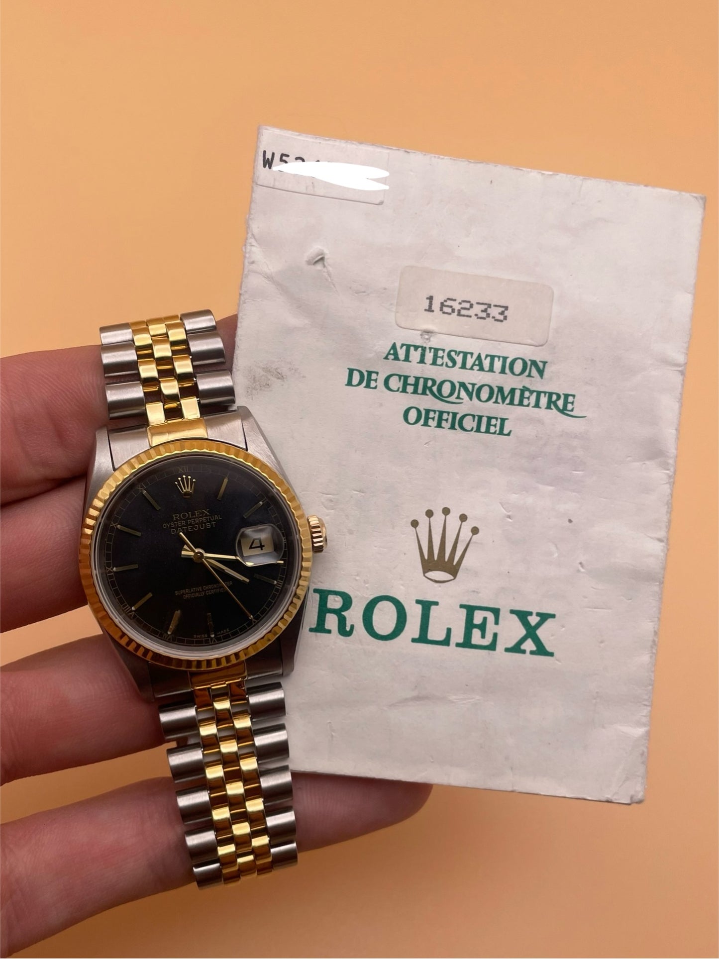 Rolex DateJust 16233