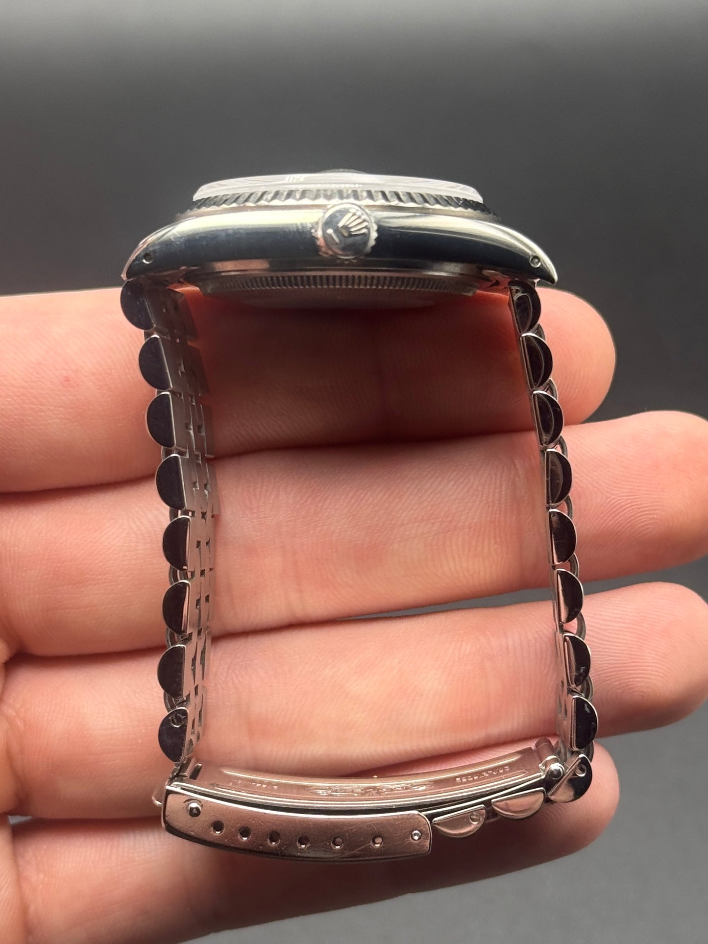 Rolex DateJust 16014 8.9M Serial Black Diamond Watch Only
