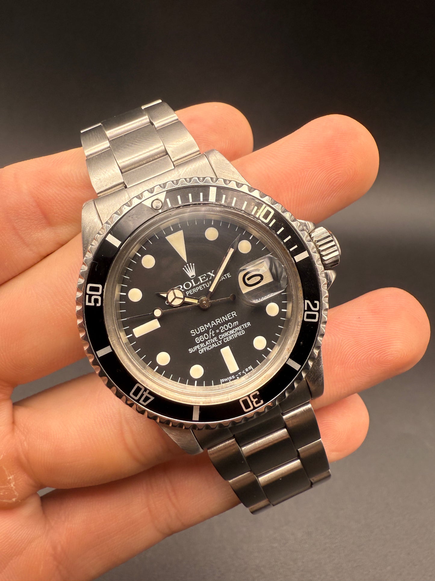 Rolex Submariner Date 1680 5.9M Serial Watch Only