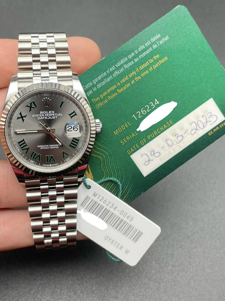 Rolex DateJust 126334 Wimbledon