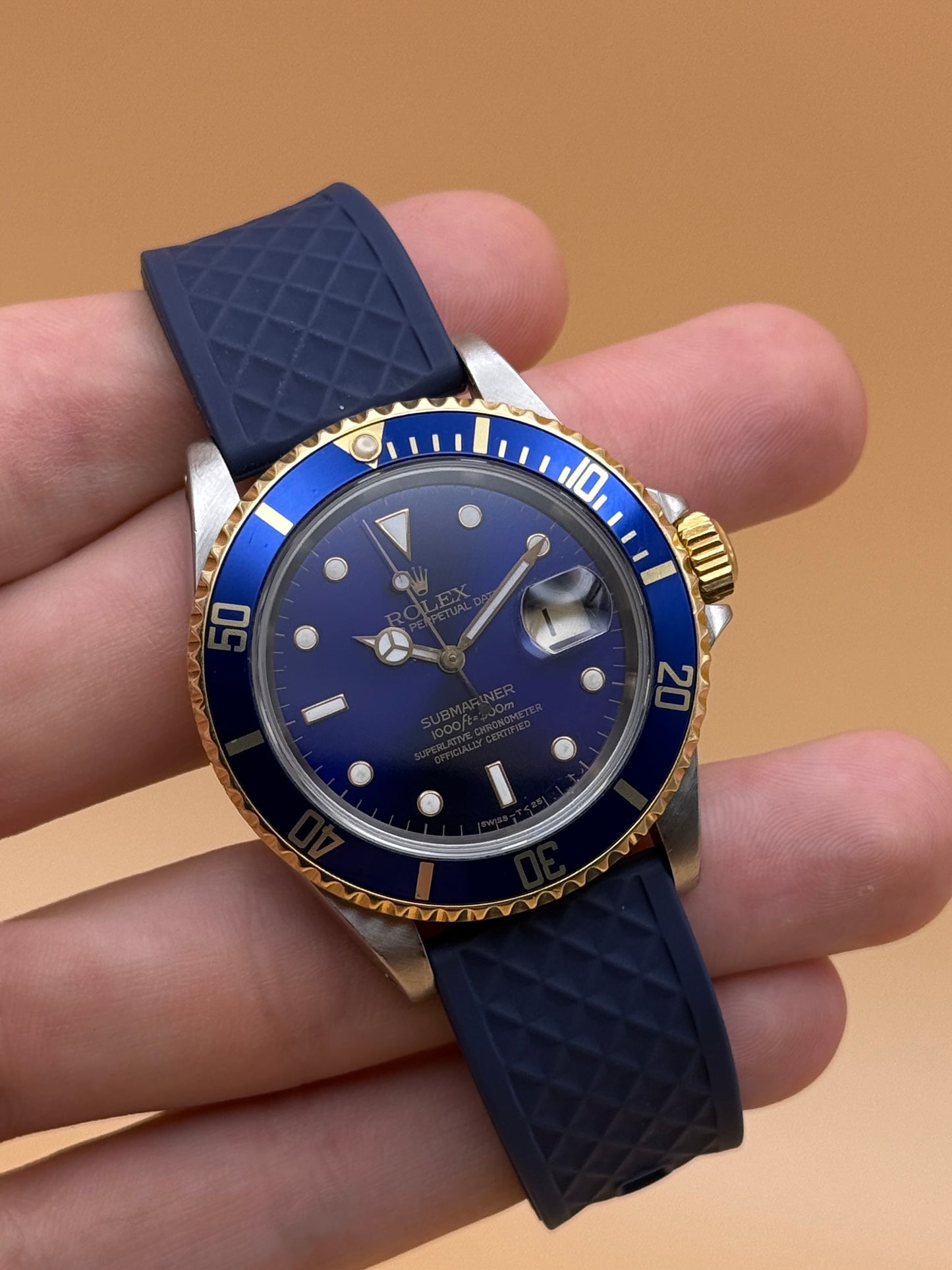 Rolex Submariner Date 16613 Bluesy X Serial Watch Only
