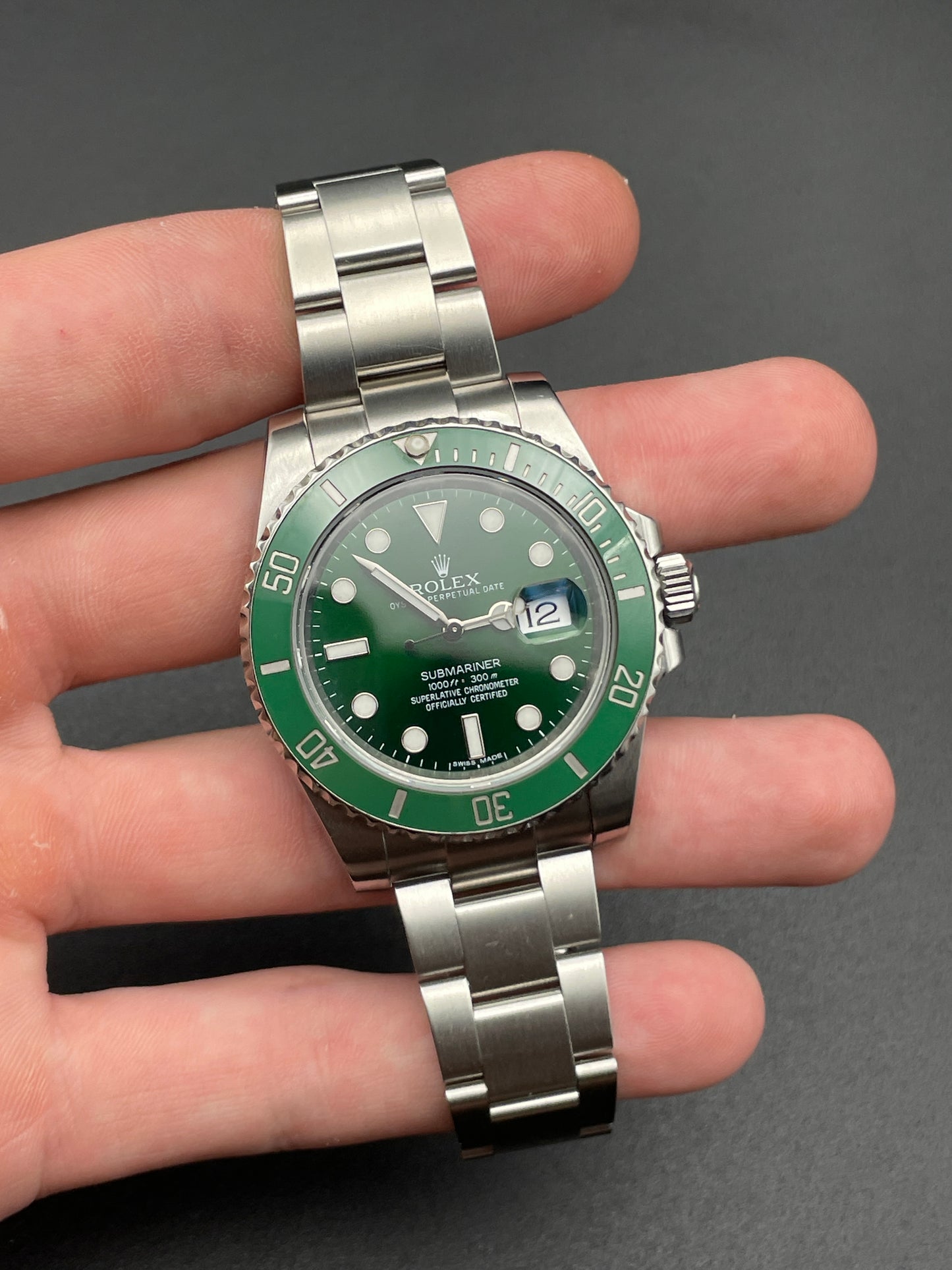 Rolex Submariner 116610LV Hulk