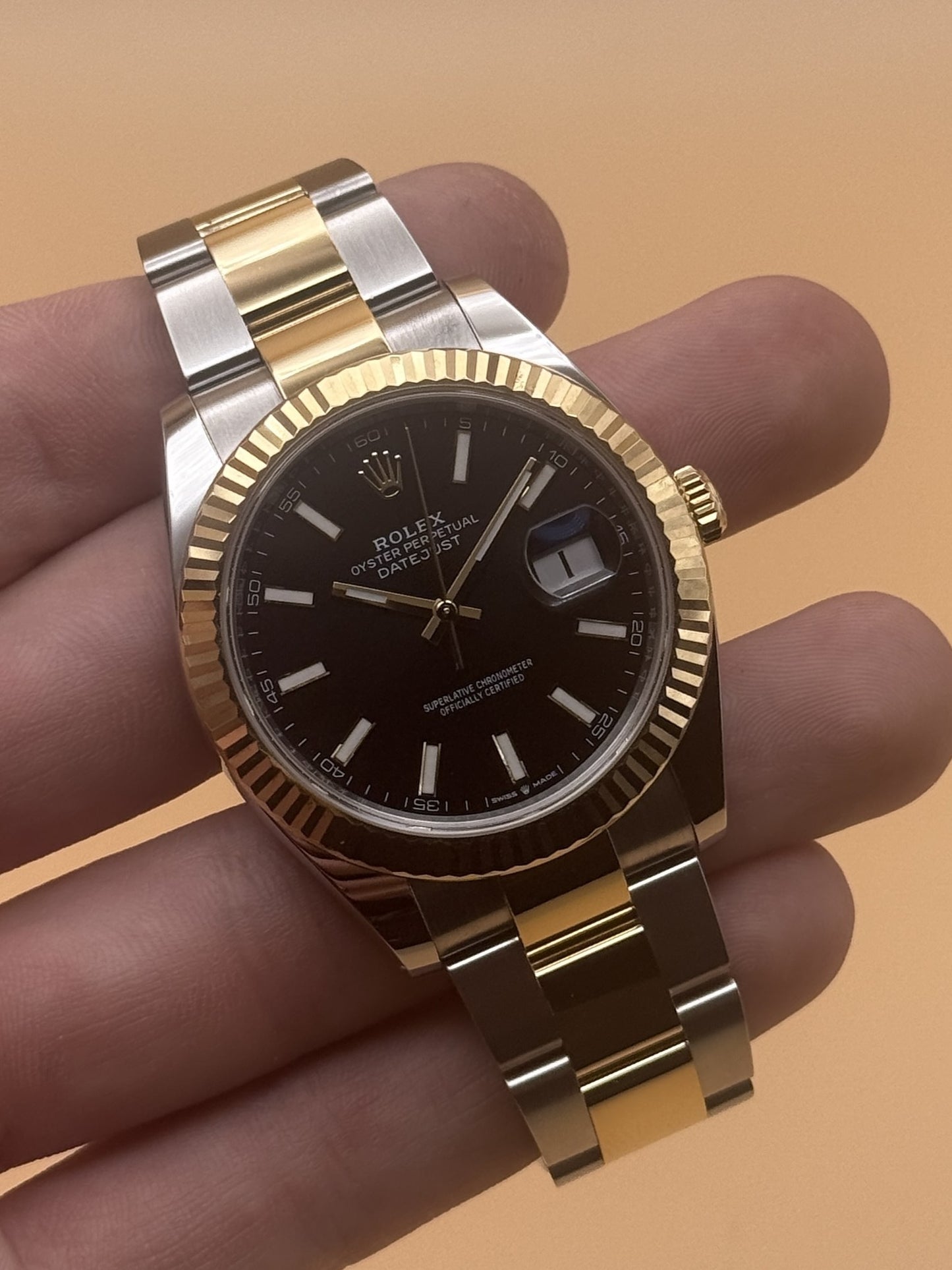 Rolex DateJust 126333 Black 2024 Box and Papers