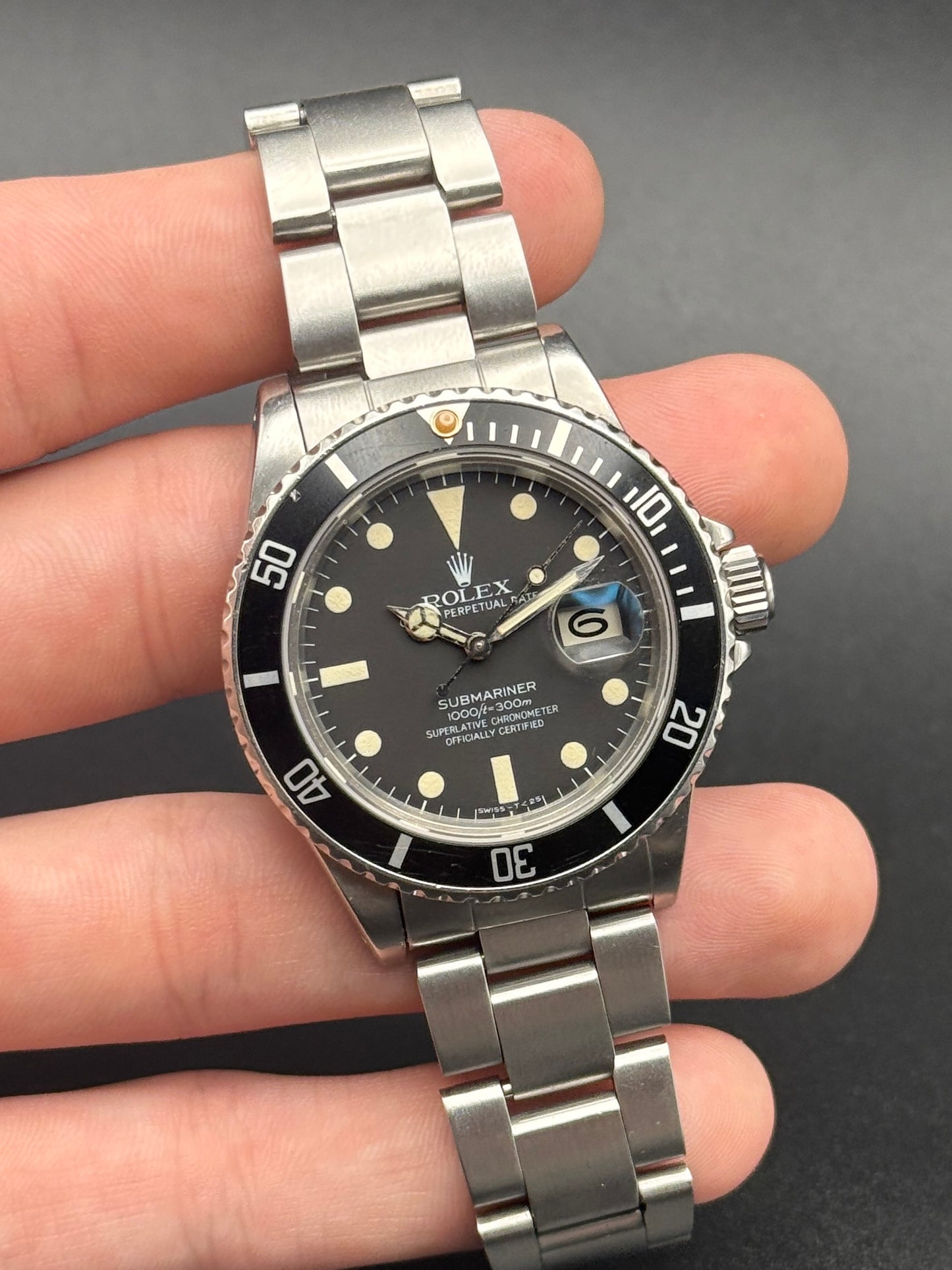 Rolex Submariner Date 16800 Matte Dial 1982 Full Set