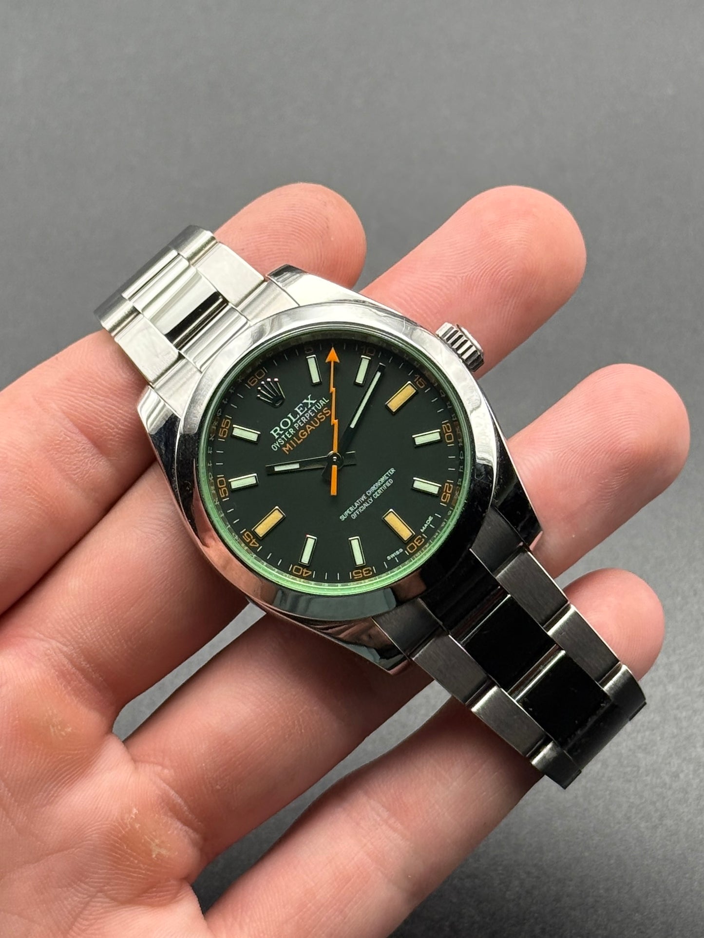 Rolex Milgauss 116400GV Black Dial Watch Only