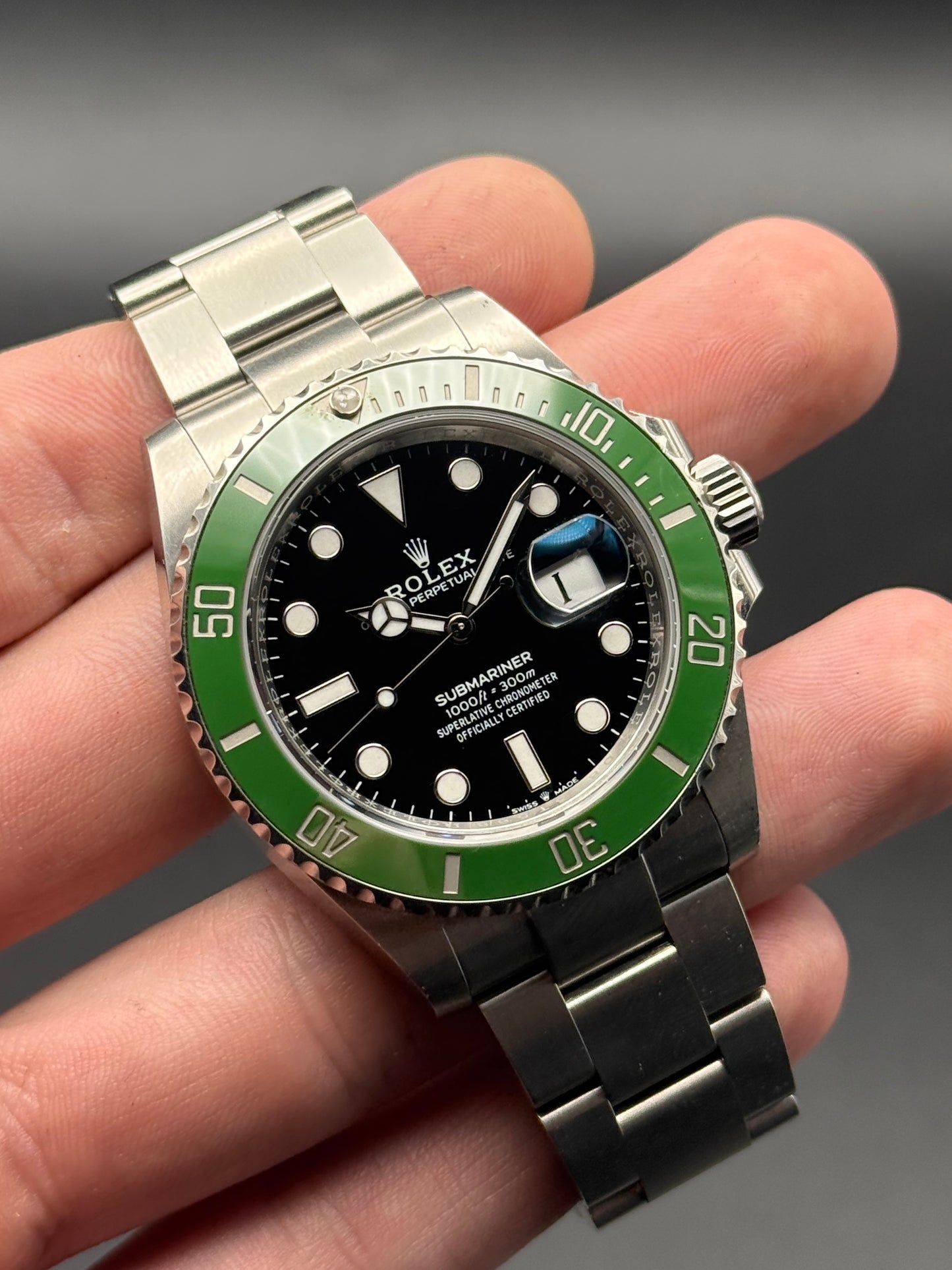 Rolex Submariner Date 126610LV Starbucks 2024 Watch Card White Tag