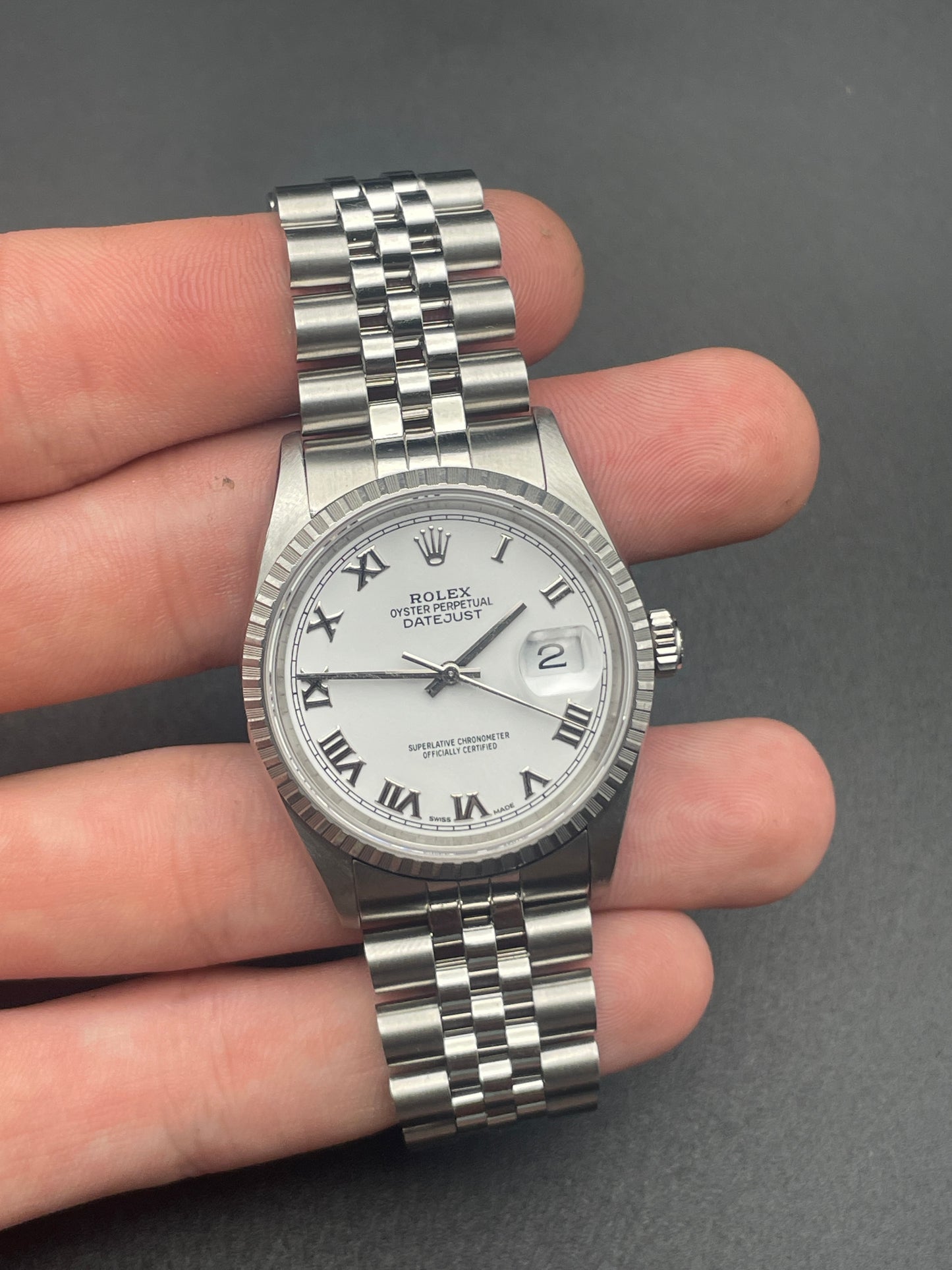 Rolex DateJust 16220 Papers