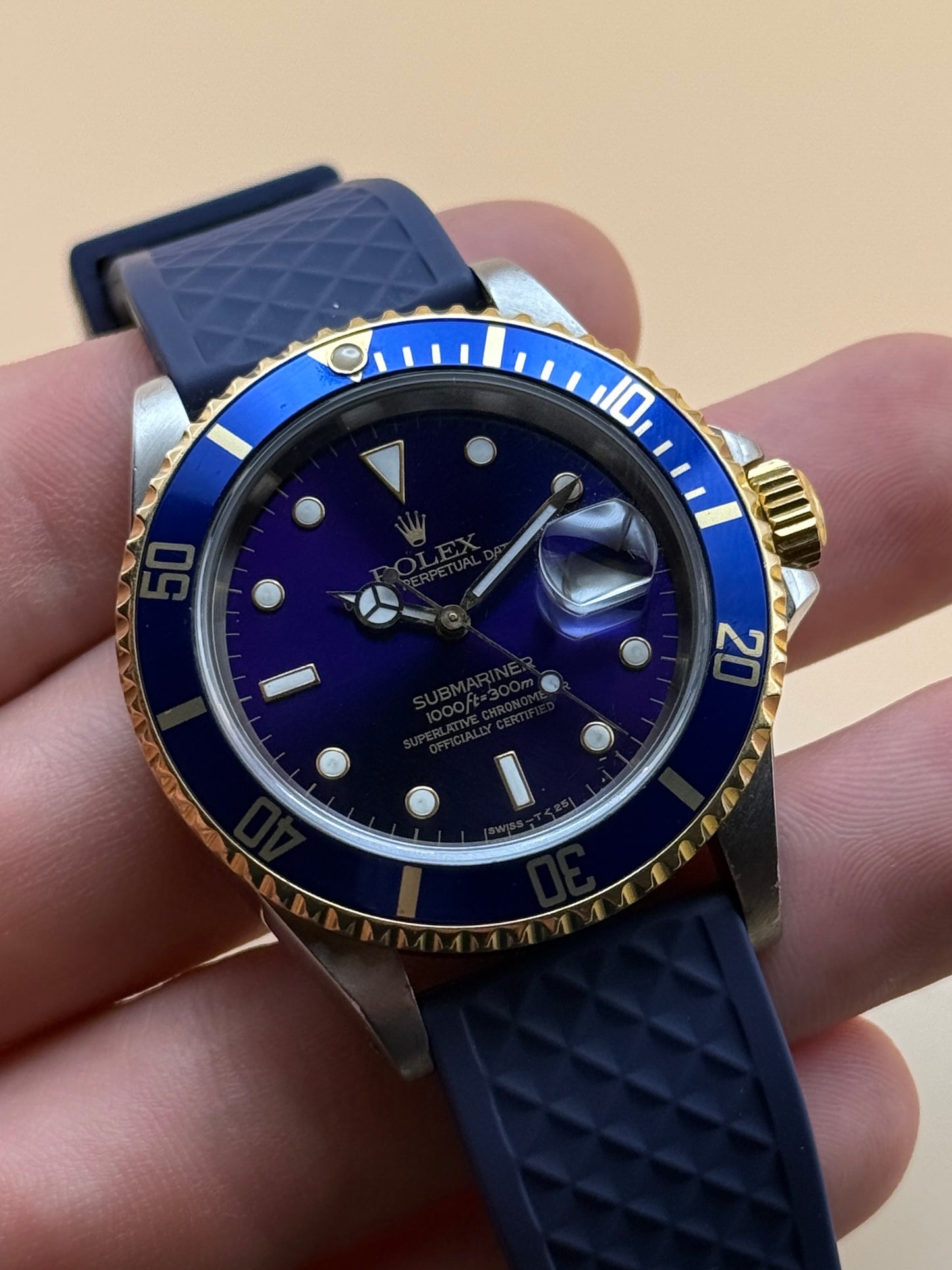 Rolex Submariner Date 16613 Bluesy X Serial Watch Only