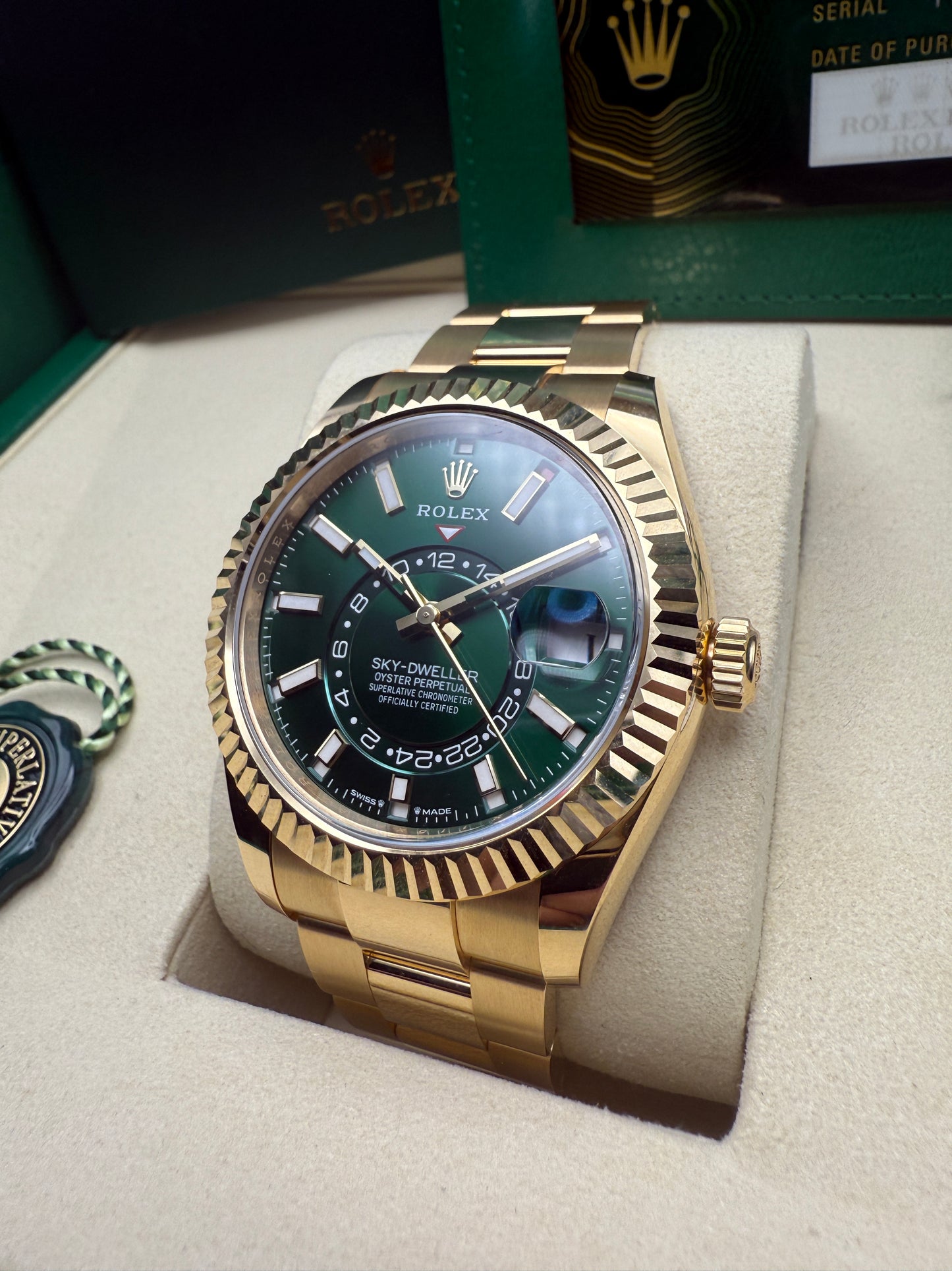 Rolex Sky-Dweller 336938 Green Dial 2026 Full Set