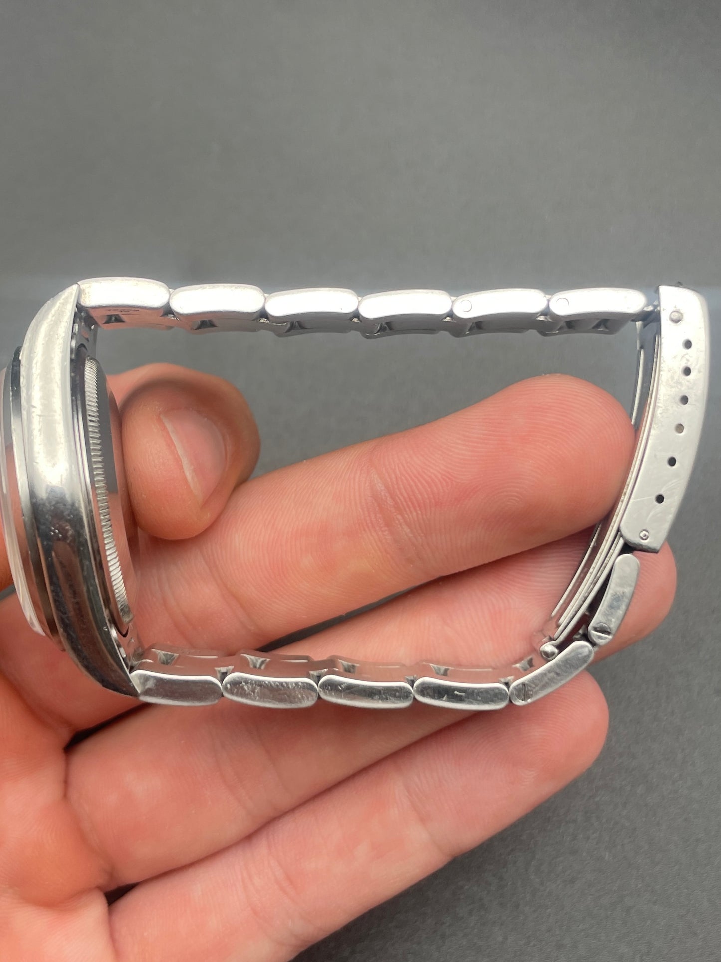 Rolex AirKing 14000 Silver Stick