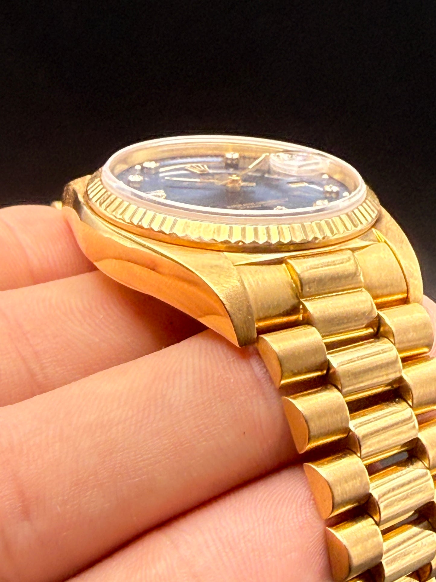 Rolex Day-Date 18038 8.2M Blue Diamond Dial