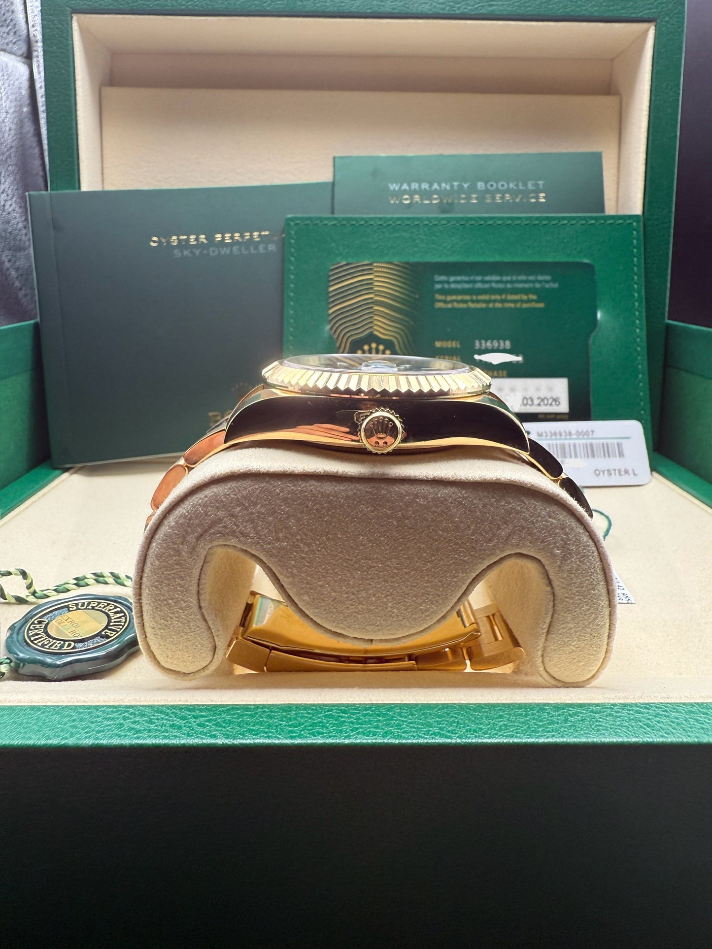 Rolex Sky-Dweller 336938 Green Dial 2026 Full Set
