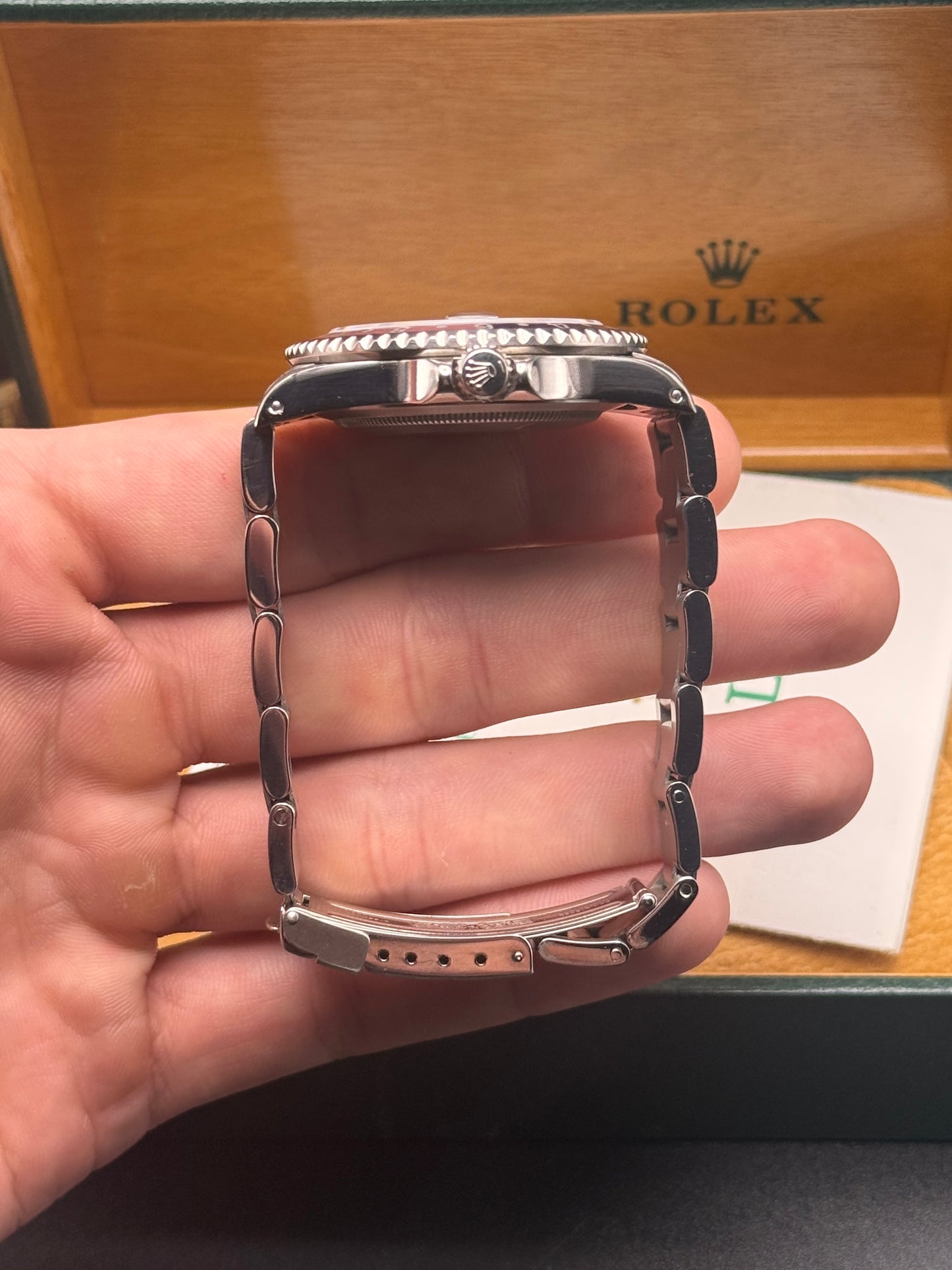 Rolex GMT Master 16700 Pepsi T Serial Box Papers Booklets