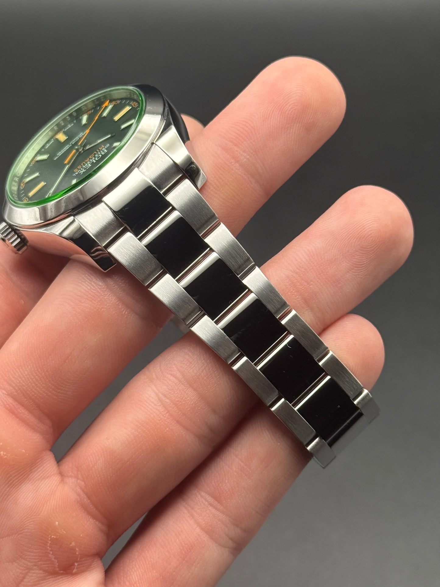 Rolex Milgauss 116400GV Green Crystal Watch Only