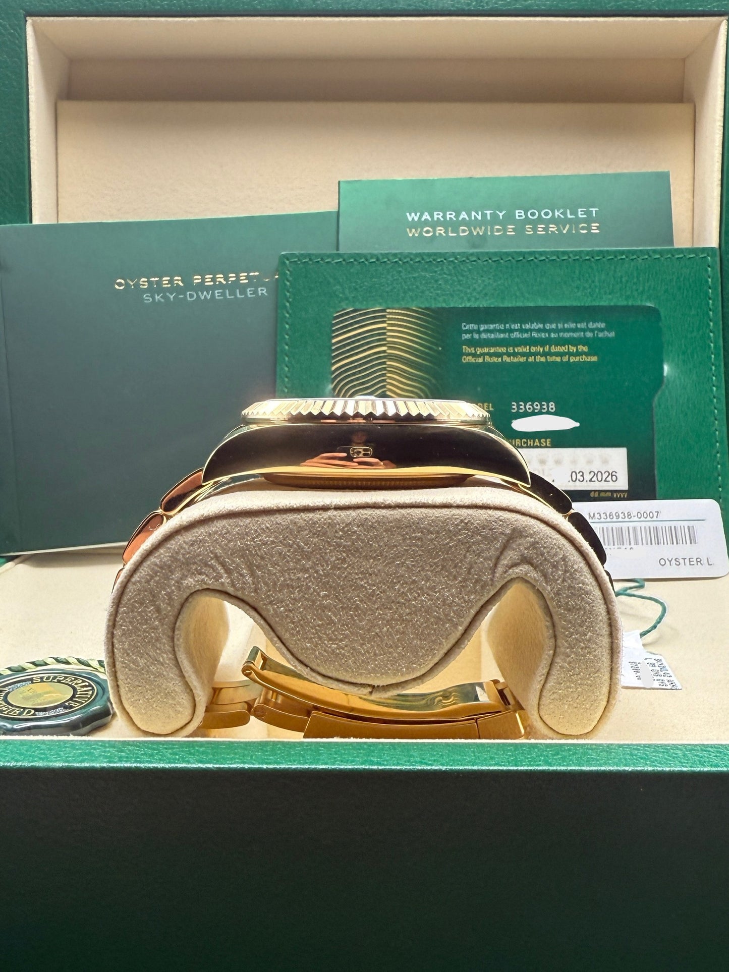 Rolex Sky-Dweller 336938 Green Dial 2026 Full Set