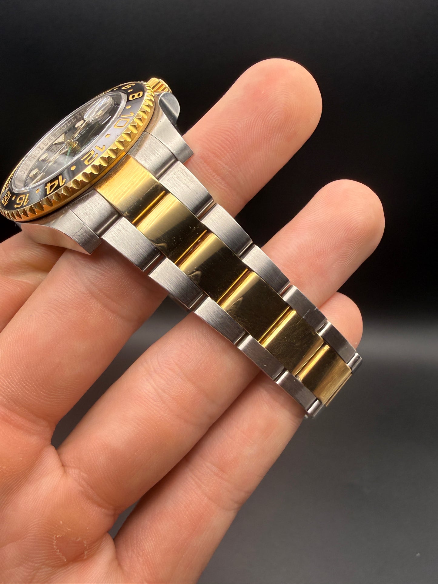 Rolex GMT-MASTER II 116713LN Black Dial Box and Papers 2014