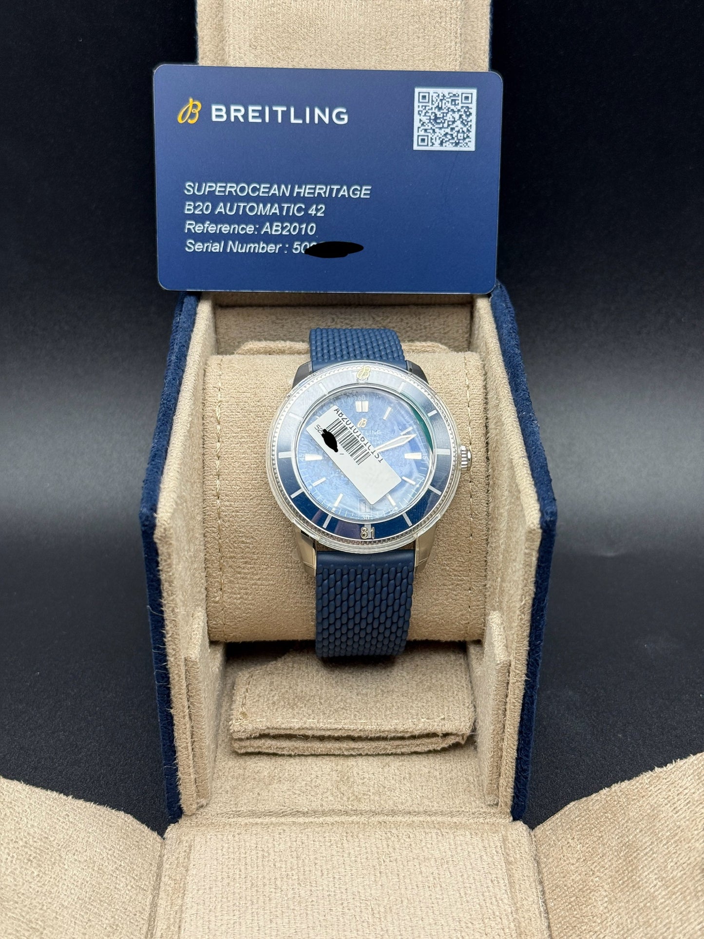 Breitling Superocean Heritage 42 Blue AB2010 Full Set 2023 BNIB