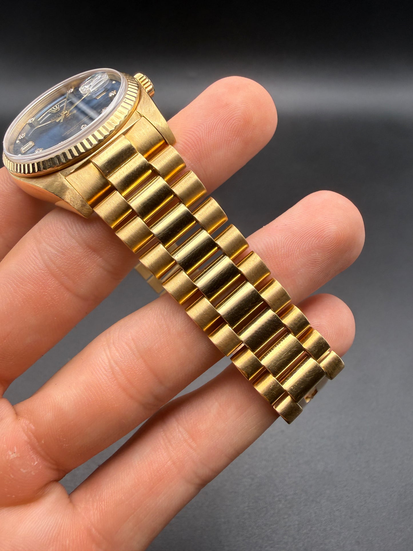 Rolex Day-Date 18038 8.2M Blue Diamond Dial