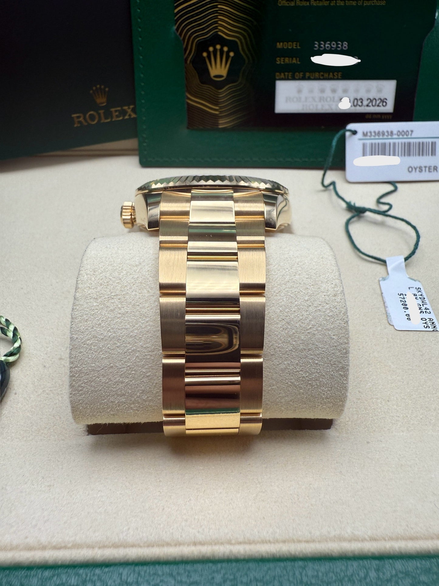 Rolex Sky-Dweller 336938 Green Dial 2026 Full Set