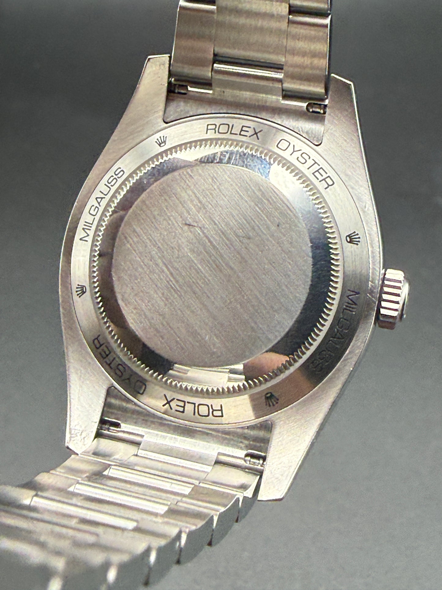 Rolex Milgauss 116400GV Green Crystal Watch Only