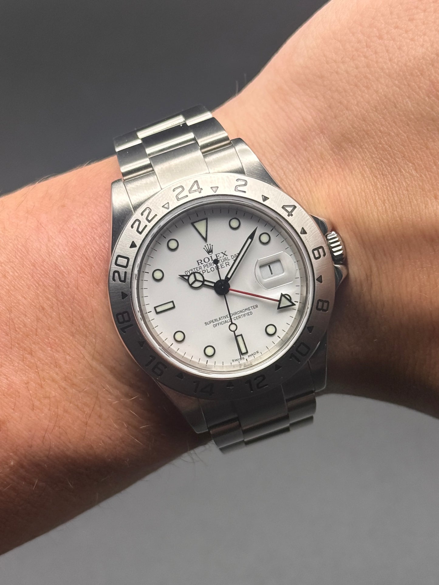 Rolex Explorer II 16570T Polar D Serial Watch Only
