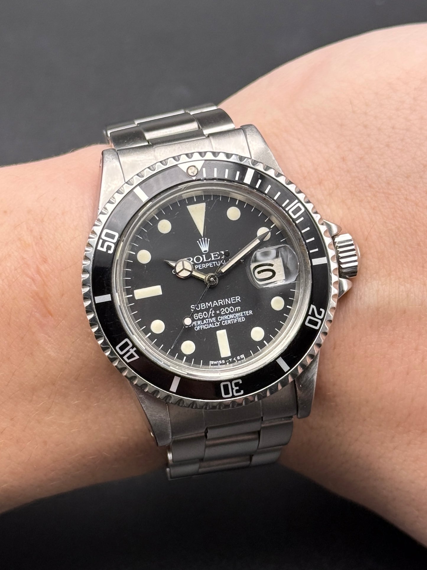 Rolex Submariner Date 1680 5.9M Serial Watch Only