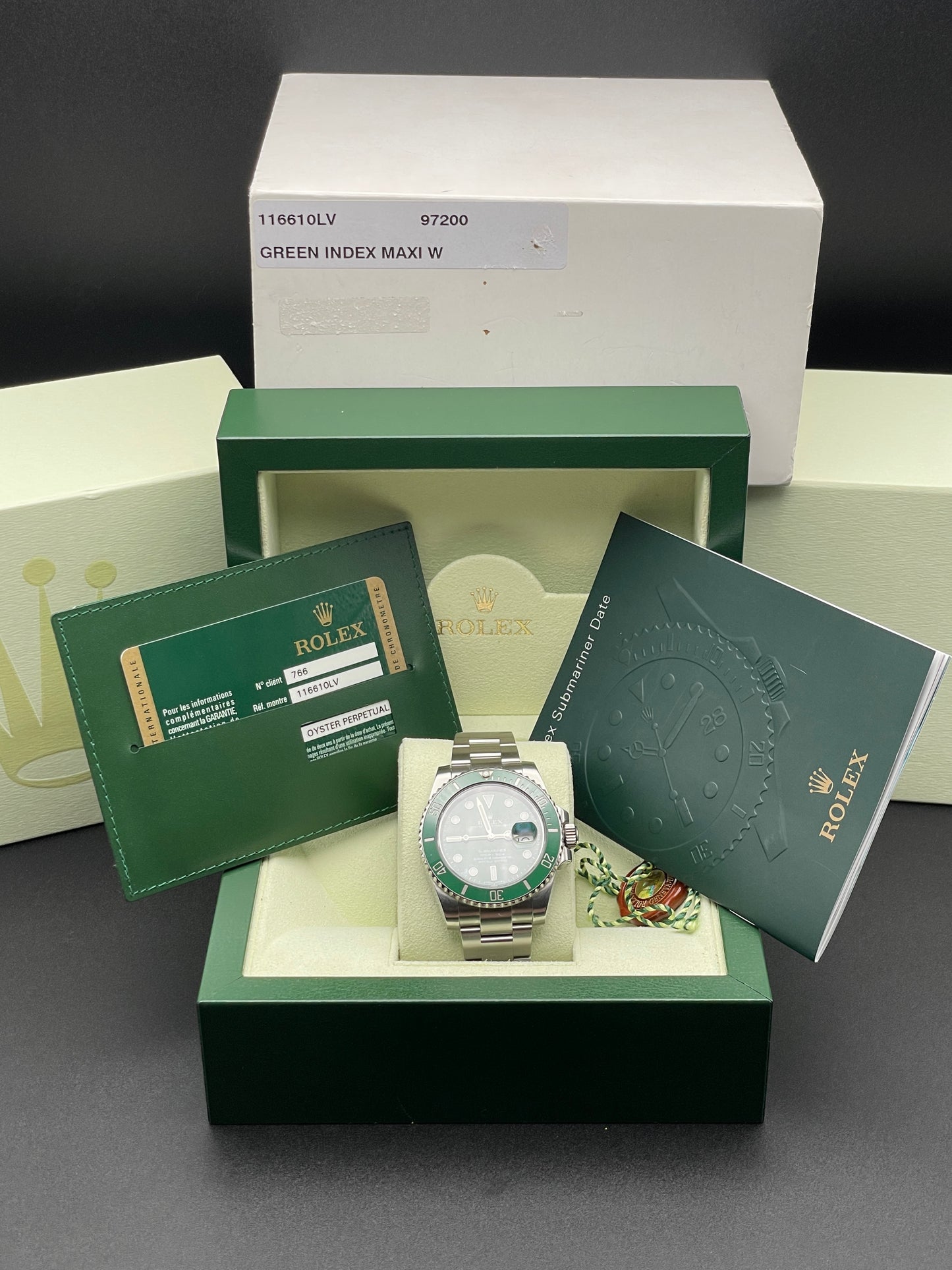 Rolex Submariner 116610LV Hulk