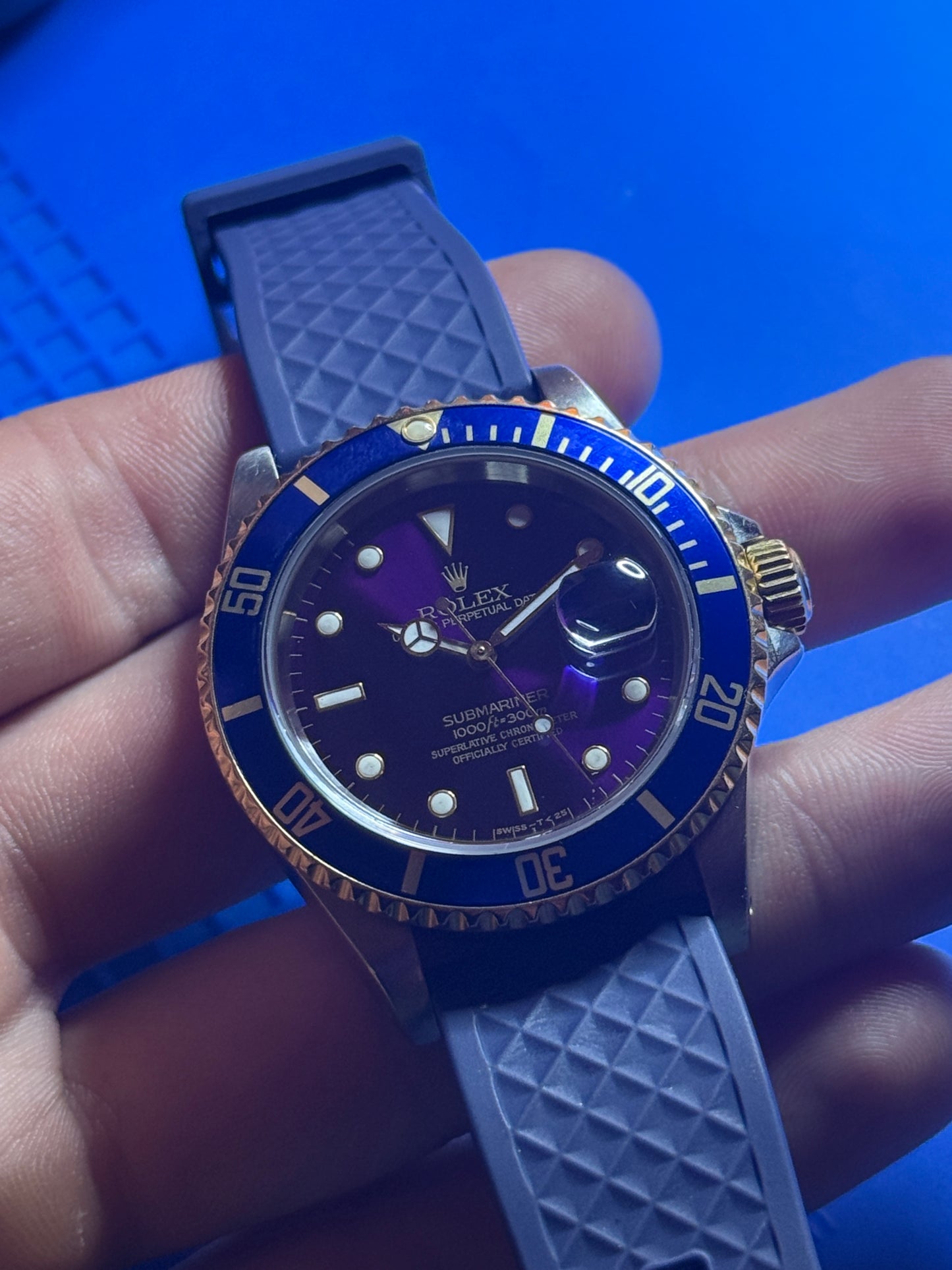 Rolex Submariner Date 16613 Bluesy X Serial Watch Only