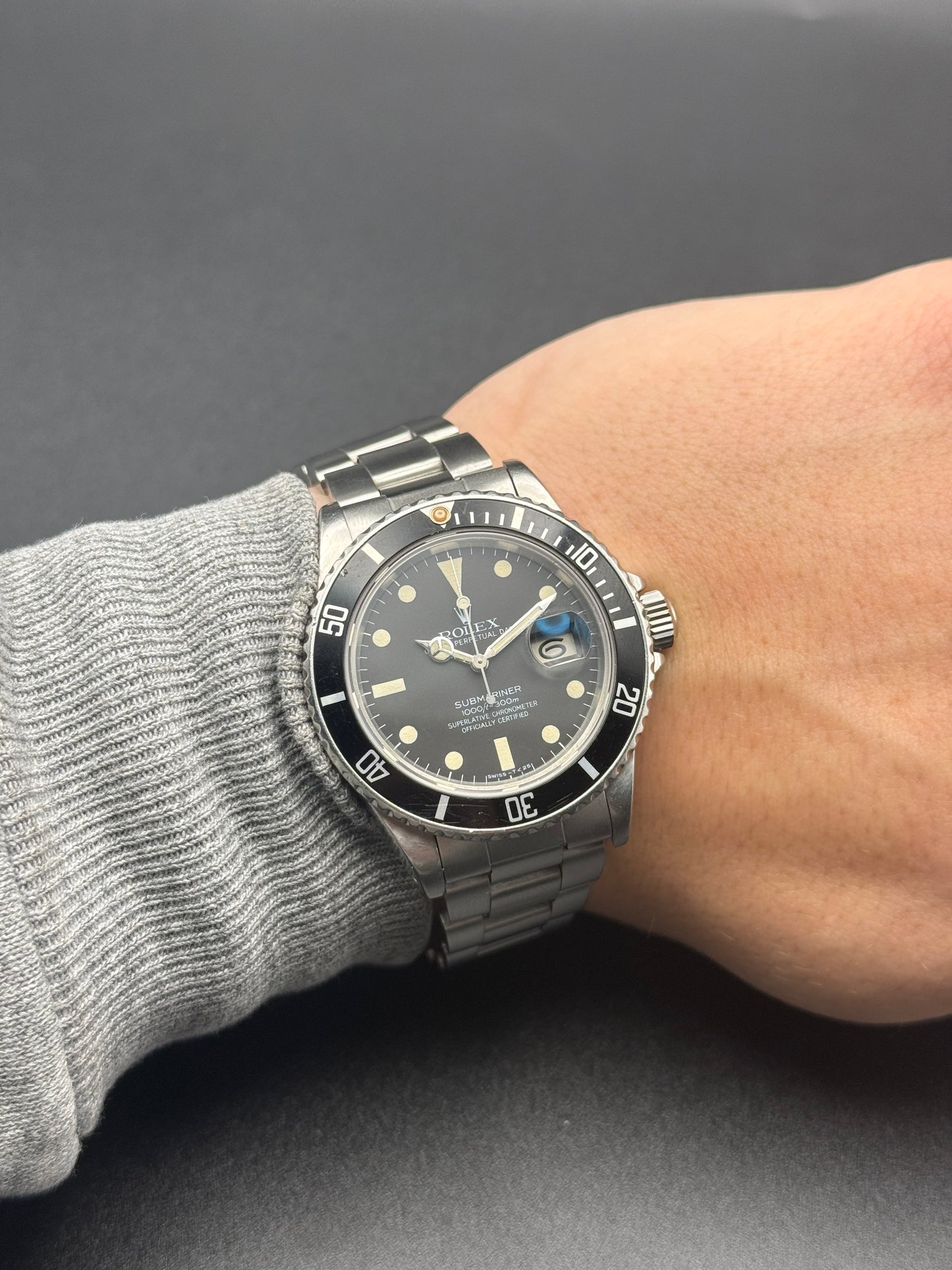 Rolex Submariner Date 16800 Matte Dial 1982 Full Set