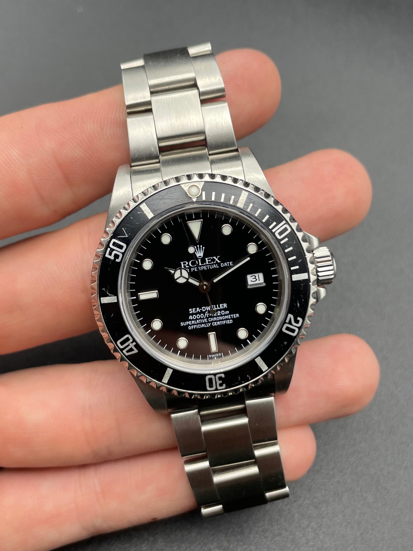 Rolex Sea Dweller 16600 Swiss Only Dial