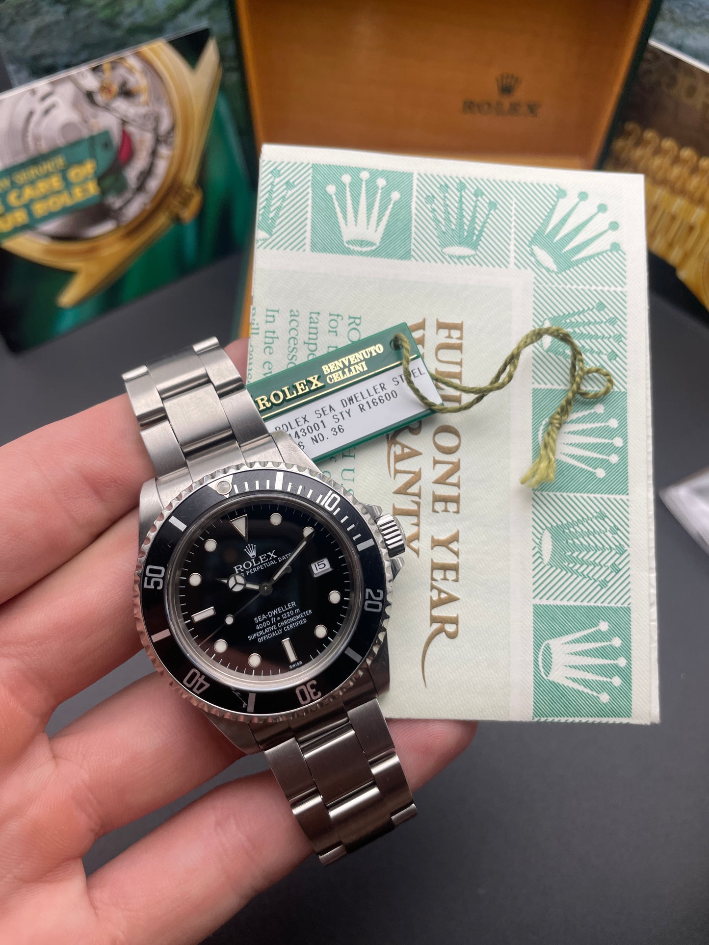 Rolex Sea Dweller 16600 "SWISS" Only Full Set