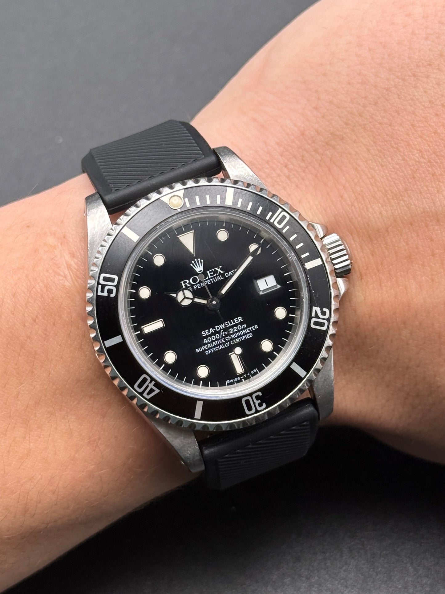 Rolex Sea Dweller 16600 X Serial Watch Only Strap