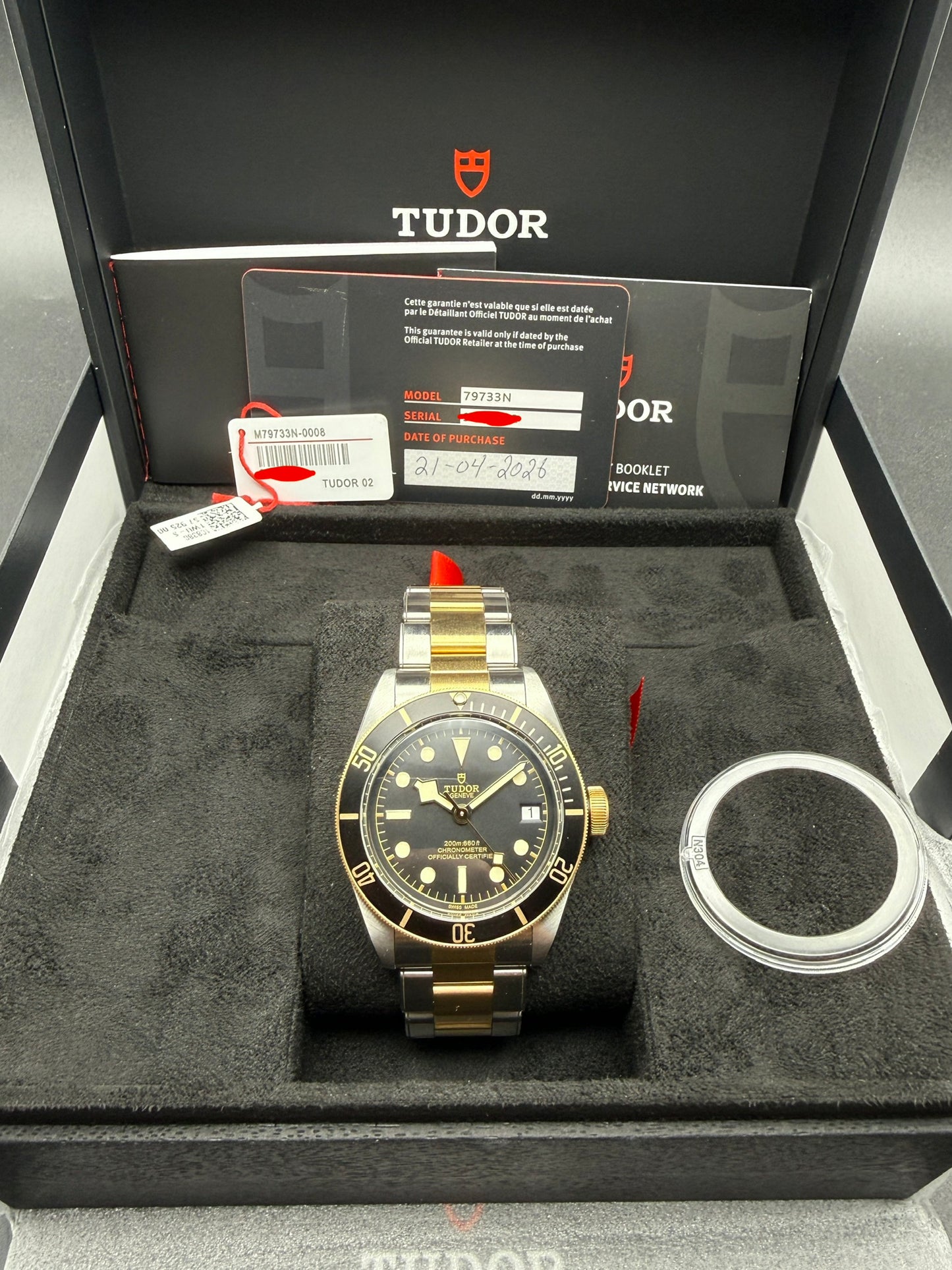 Tudor Black Bay S&G 79733N 2026 Box and Papers